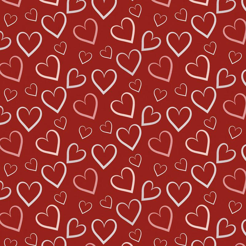 HEARTS (CONTOUR) / red (VALENTINE'S HEARTS)