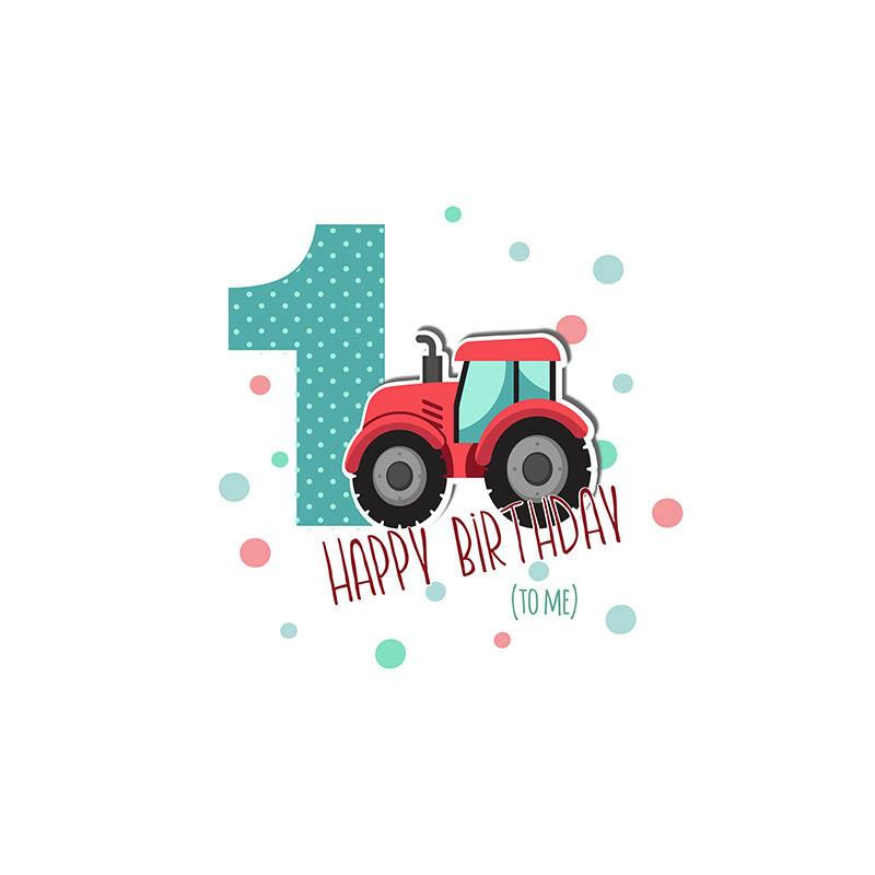 1ST BIRTHDAY / TRACTOR - panel