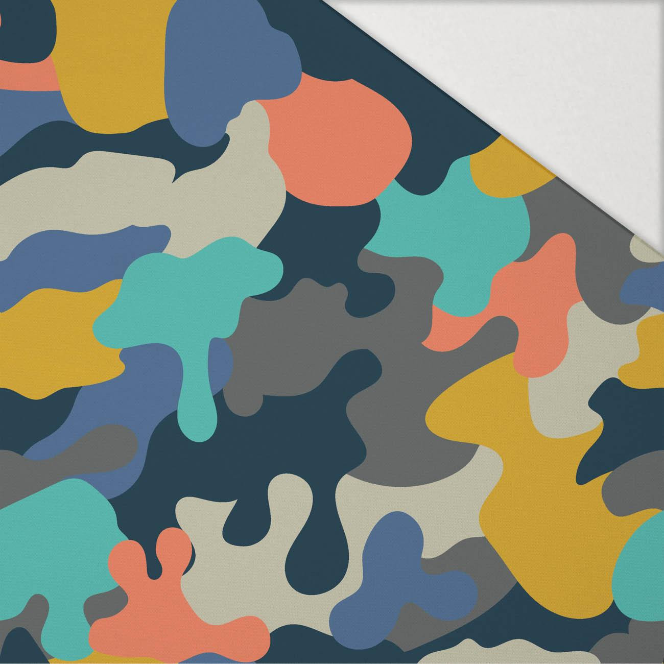 CAMOUFLAGE COLORFUL pat. 2 - Hydrophobic brushed knit CAMOUFLAGE COLORFUL pat. 2 - Hydrophobic brushed knit