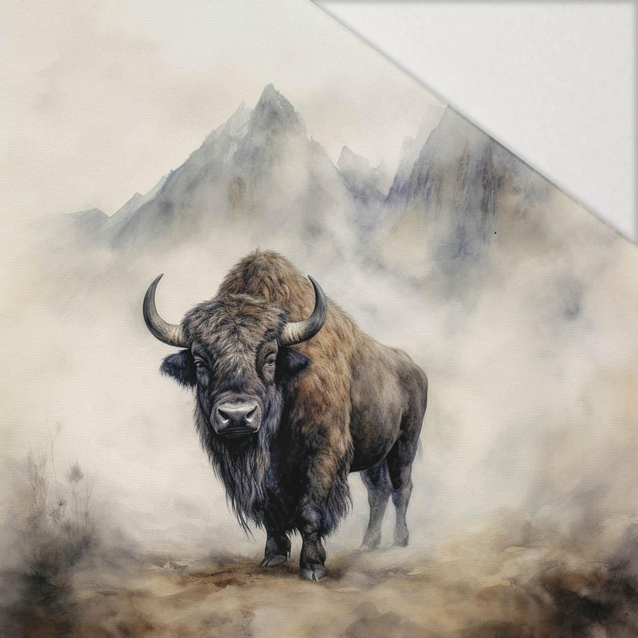 BISON - panel (75cm x 80cm) Hydrophobic brushed knit