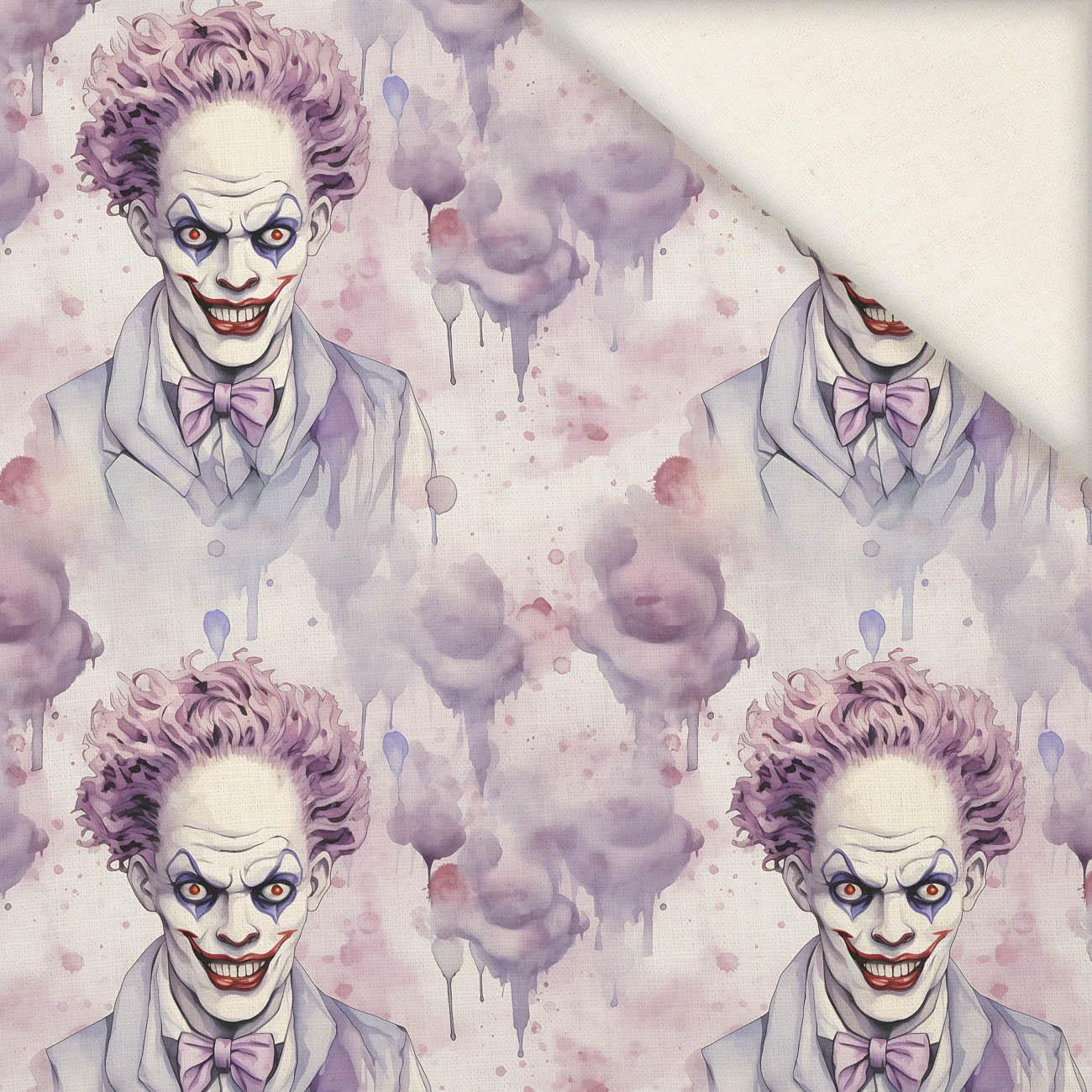 PASTEL HORROR CLOWN PAT. 1 - Linen 100%