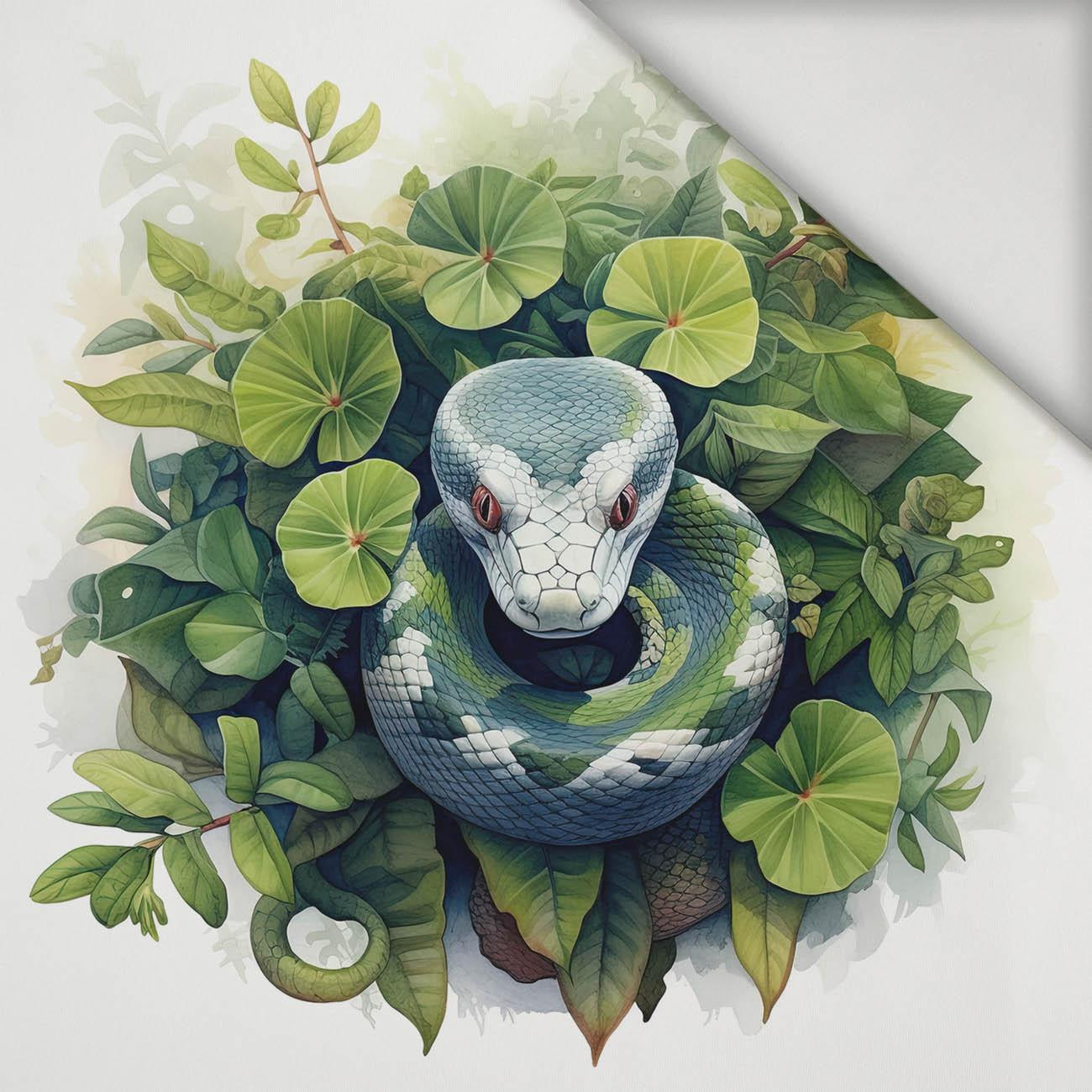 WATERCOLOR SNAKE - panel (75cm x 80cm) lycra 300g