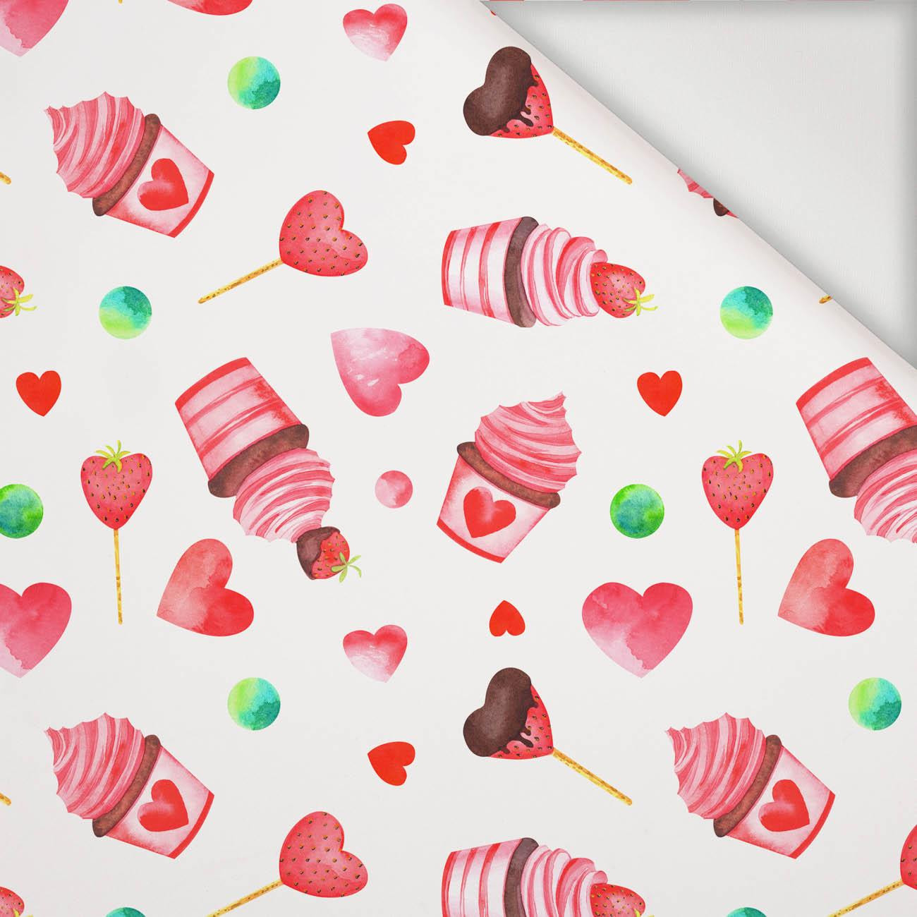 ICE CREAM AND STRAWBERRIES - Nylon fabric PUMI