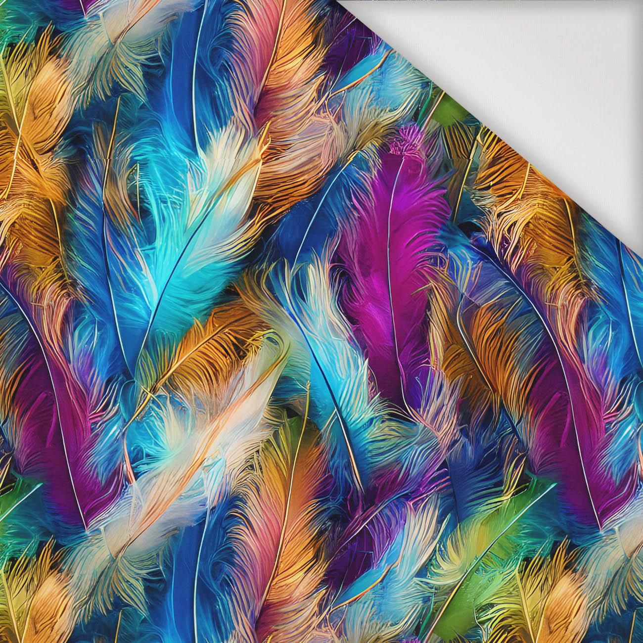 NEON FEATHERS - Nylon fabric PUMI