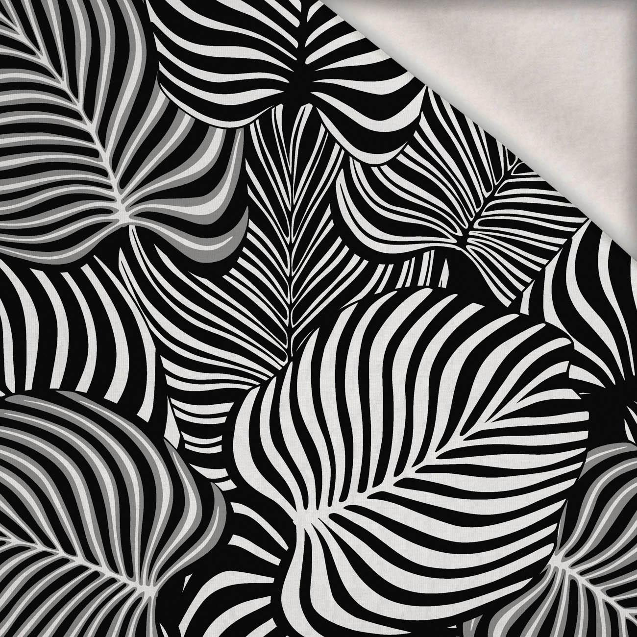 ZEBRA LEAVES - brushed knitwear with elastane ITY ZEBRA LEAVES - brushed knitwear with elastane ITY