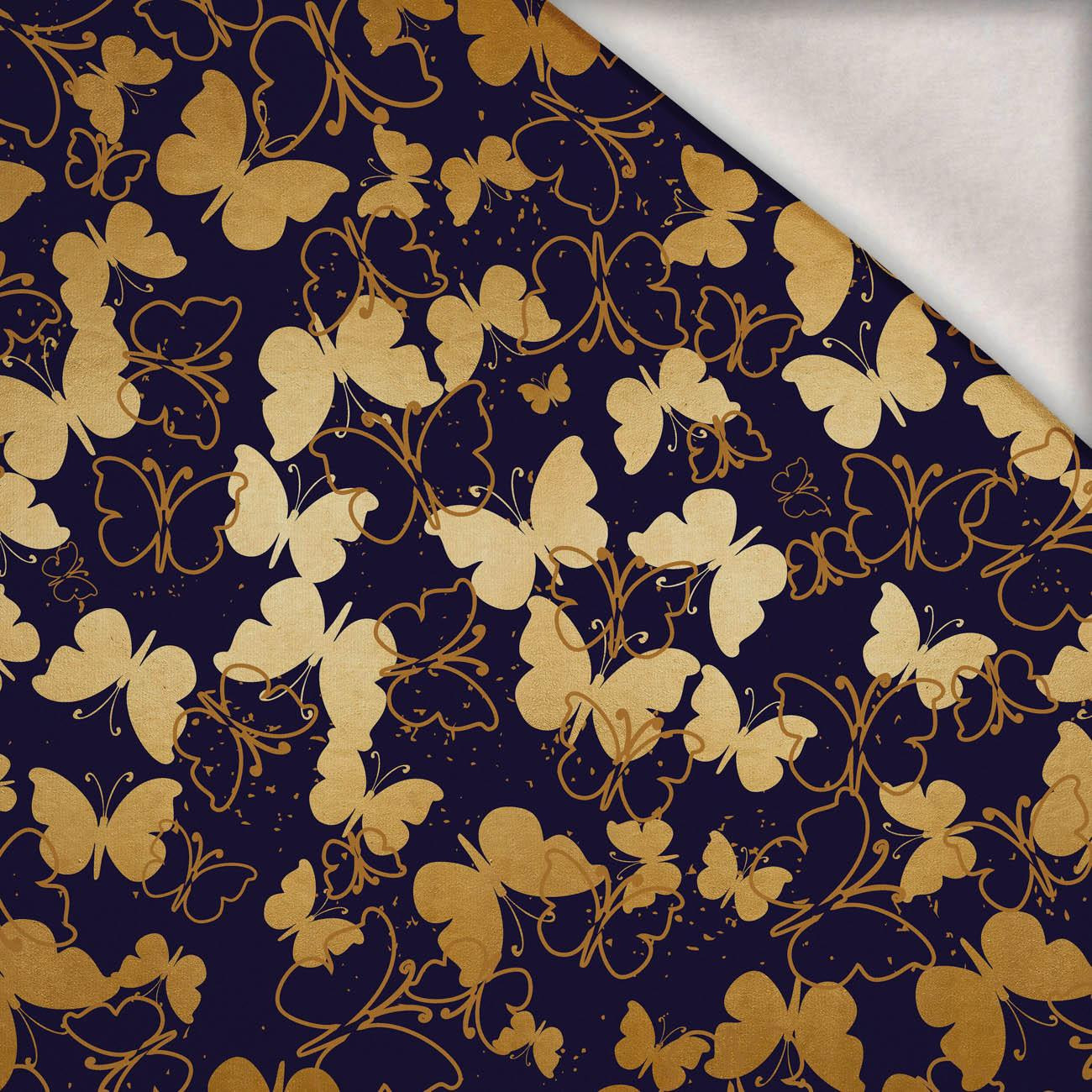 BUTTERFLIES / gold - brushed knitwear with elastane ITY