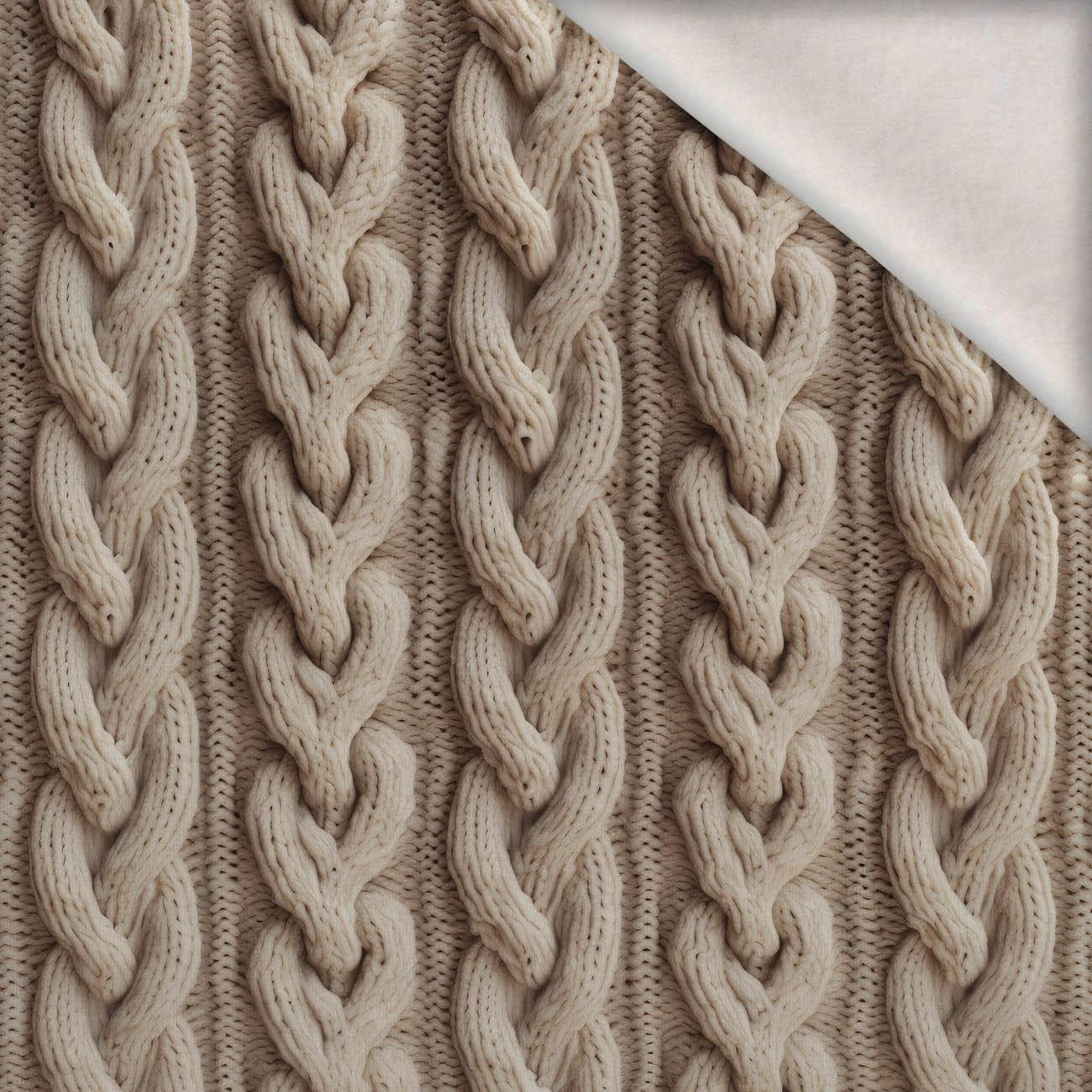 IMITATION SWEATER PAT. 1 - brushed knitwear with elastane ITY IMITATION SWEATER PAT. 1 - brushed knitwear with elastane ITY