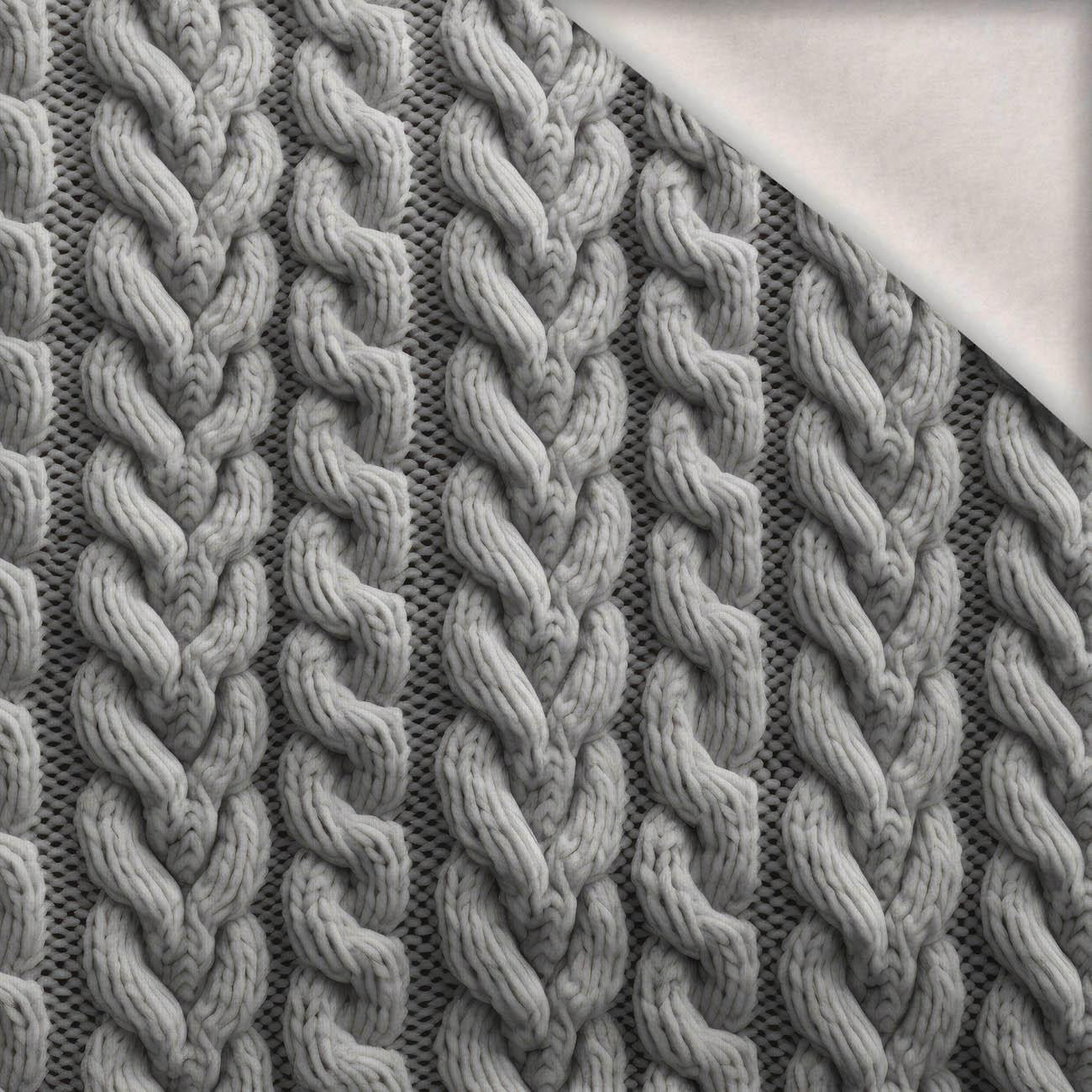 IMITATION SWEATER PAT. 4 - brushed knitwear with elastane ITY IMITATION SWEATER PAT. 4 - brushed knitwear with elastane ITY