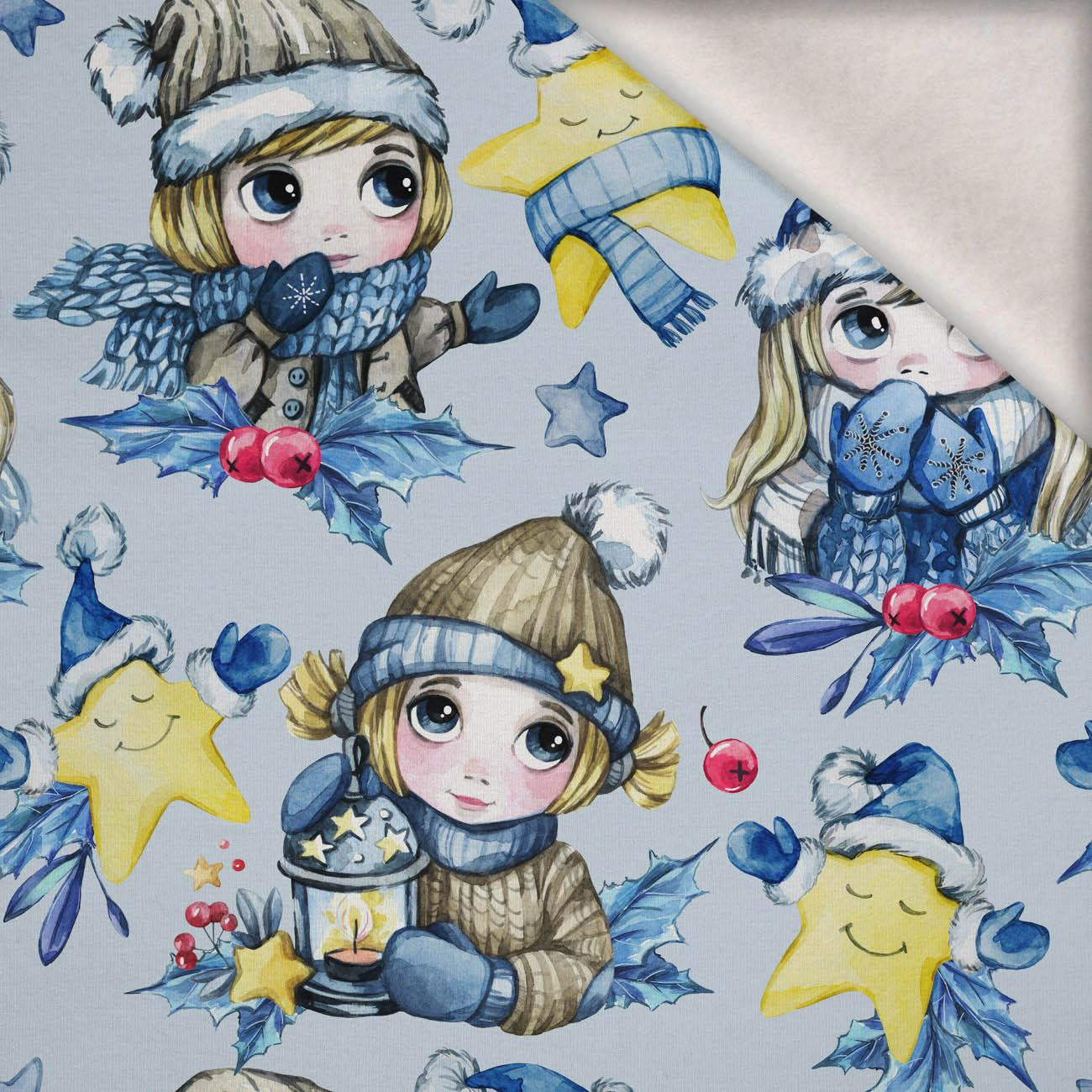 WINTER GIRLS - brushed knitwear with elastane ITY WINTER GIRLS - brushed knitwear with elastane ITY