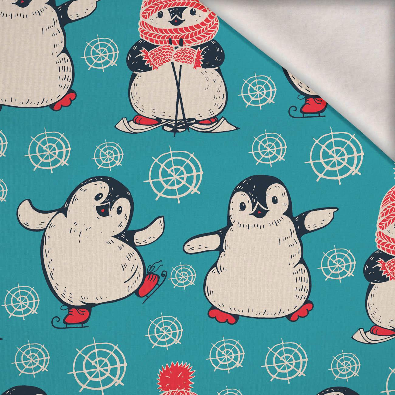 WINTER PENGUINS - brushed knitwear with elastane ITY WINTER PENGUINS - brushed knitwear with elastane ITY