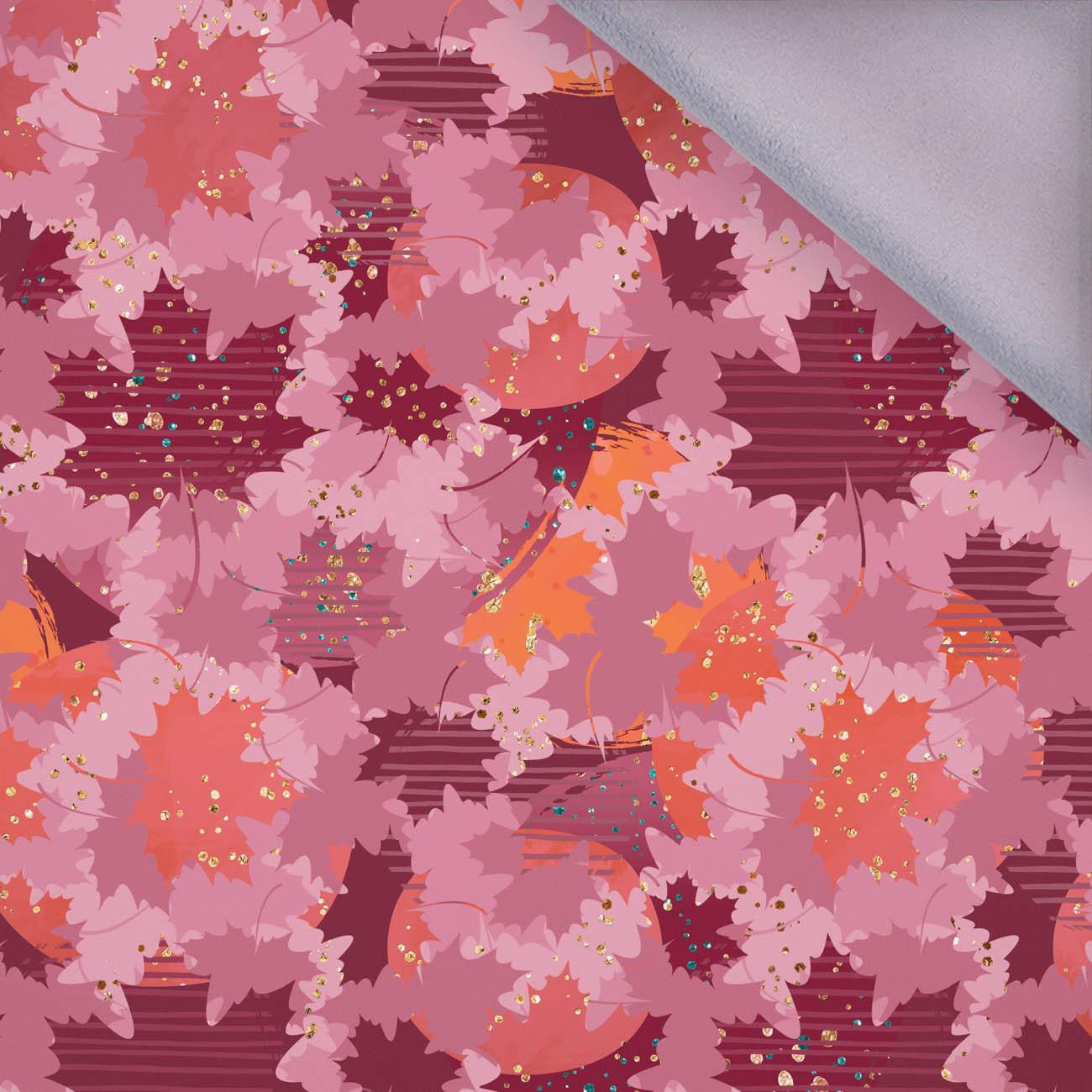 PINK LEAVES (GLITTER AUTUMN) - softshell