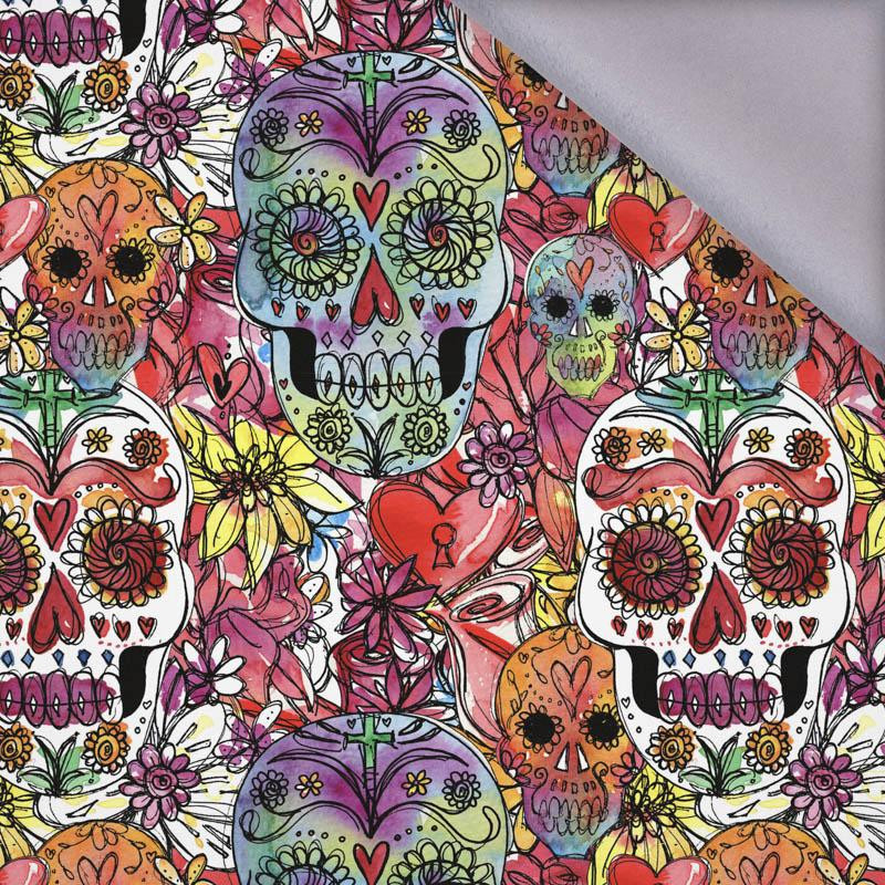 SKULLS pat. 4 / colorful (DIA DE LOS MUERTOS) - softshell