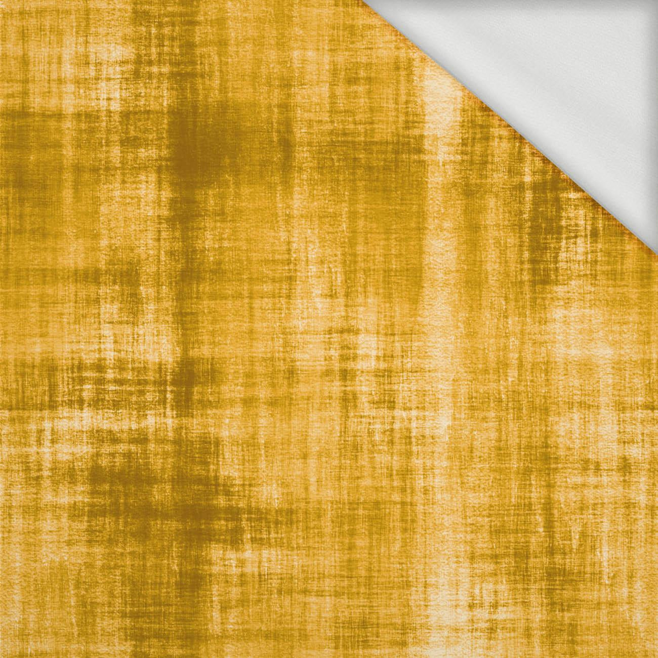 ACID WASH PAT. 2 (mustard) - looped knit fabric