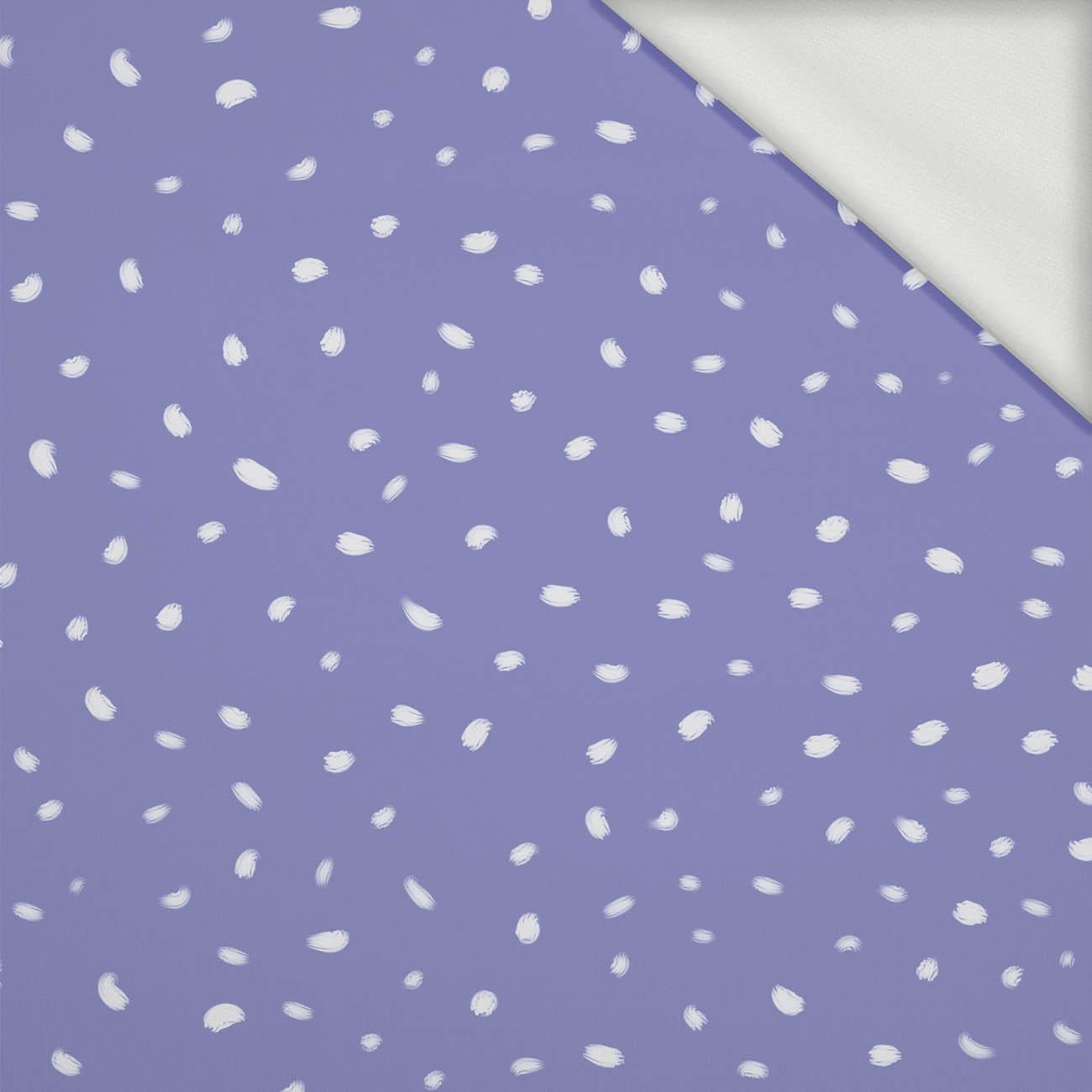 WHITE TRACES (Very Peri) - looped knit fabric