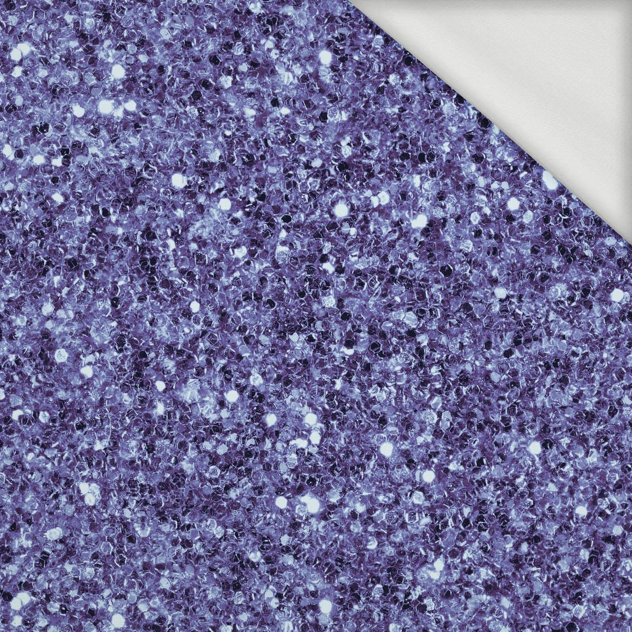 GLITTER (Very Peri) - looped knit fabric