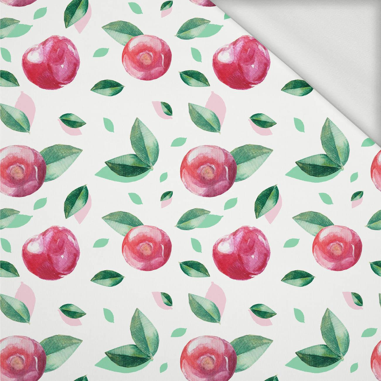 CHERRIES / PAT. 3 - looped knit fabric