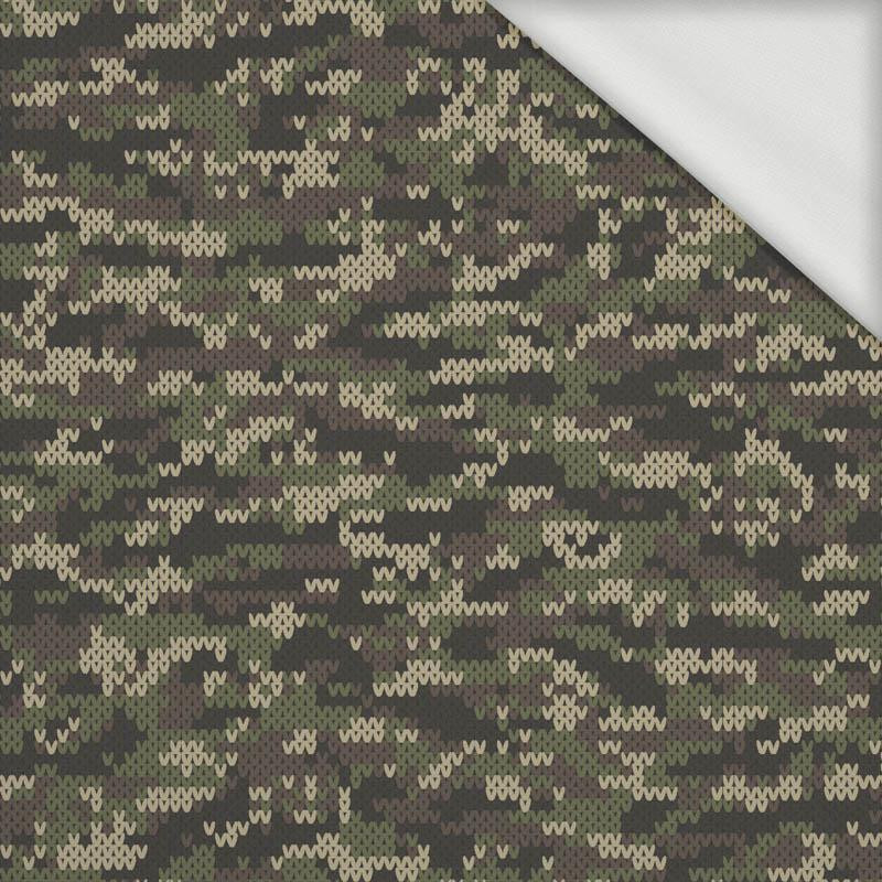 CAMOUFLAGE SWEATER - looped knit fabric