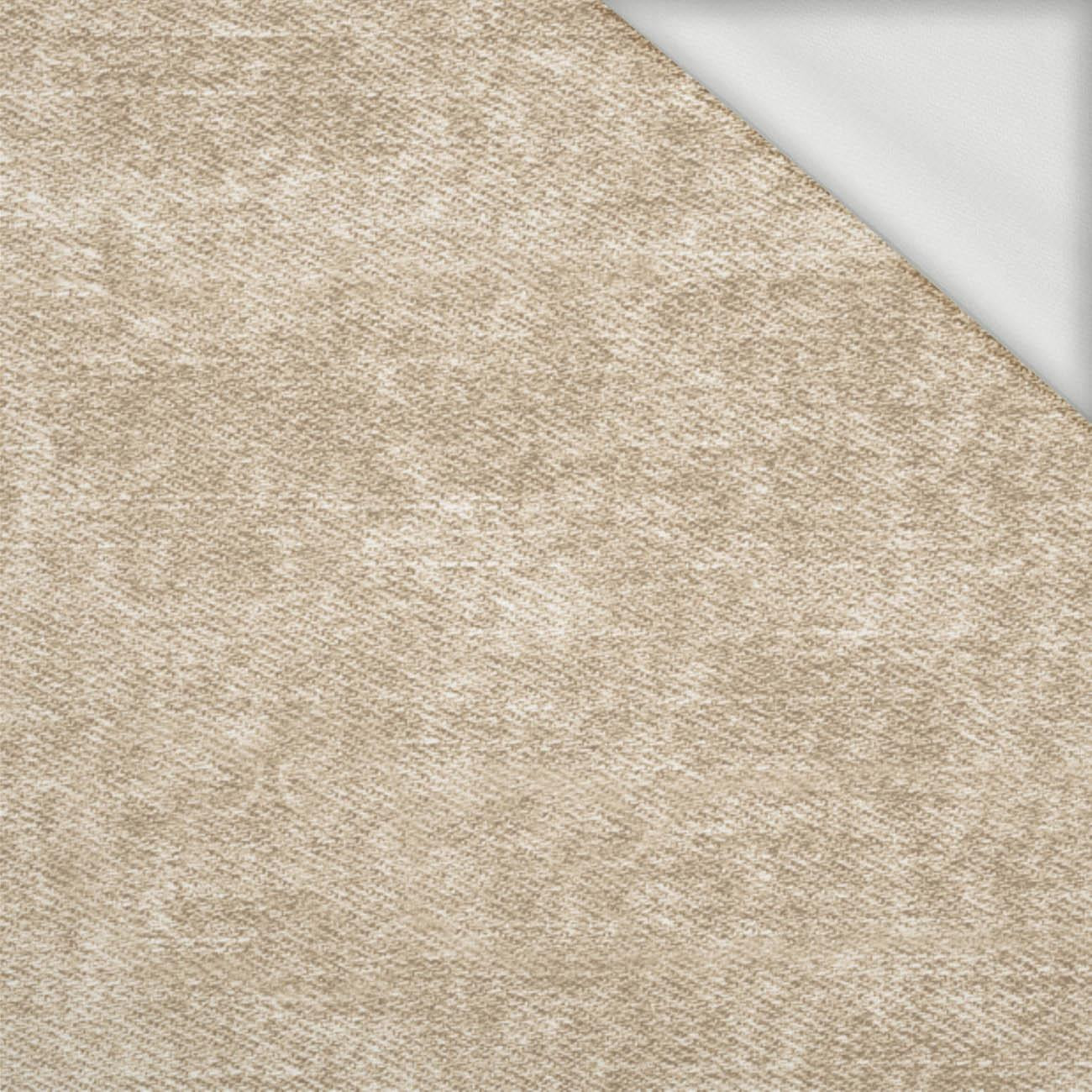 VINTAGE LOOK JEANS (beige) - looped knit fabric