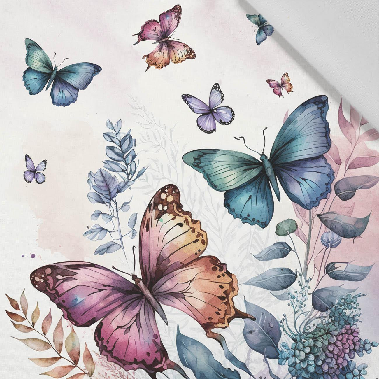 BEAUTIFUL BUTTERFLY PAT. 4 - panel (75cm x 80cm) Cotton woven fabric