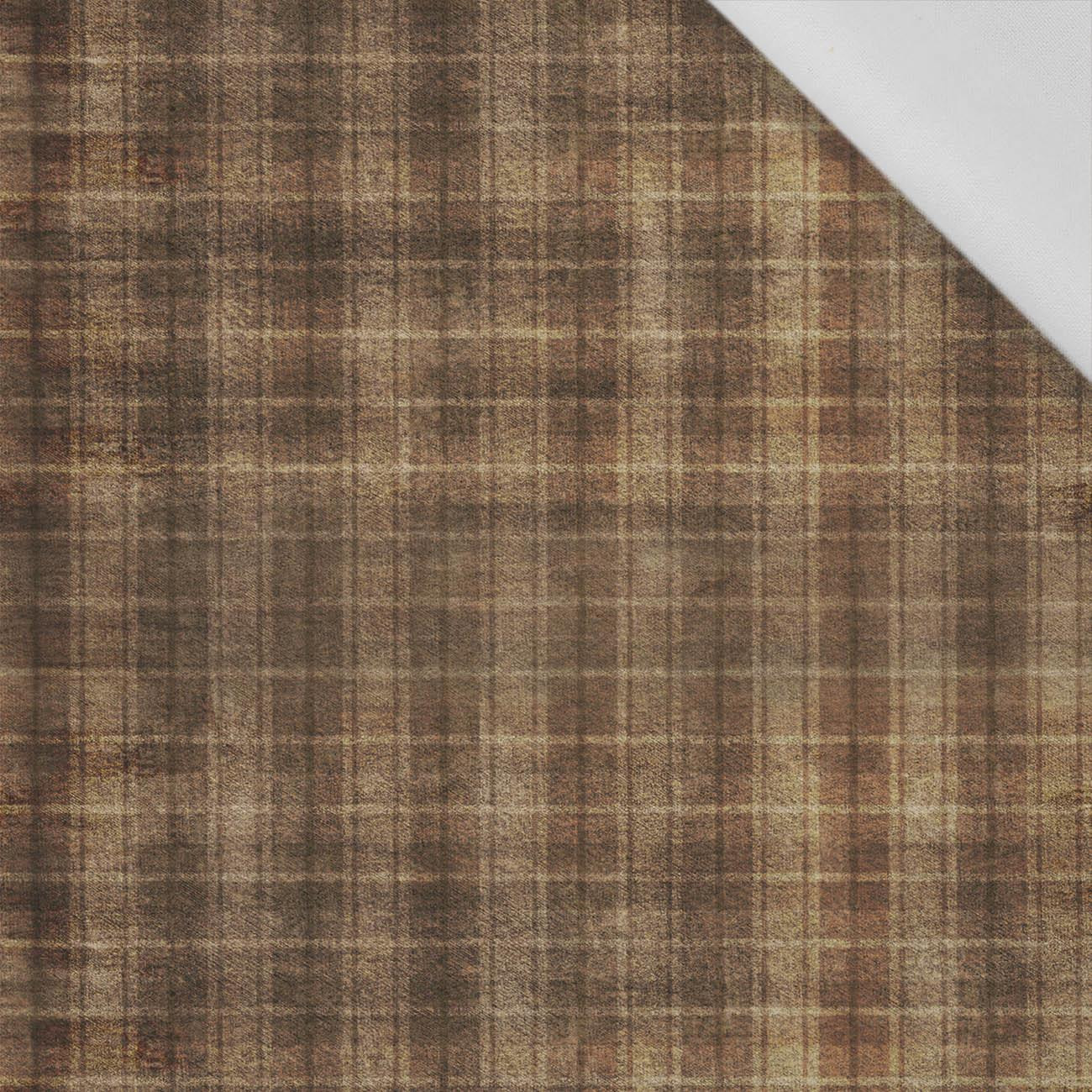 AUTUMN CHECK  / brown (AUTUMN COLORS) - Cotton woven fabric