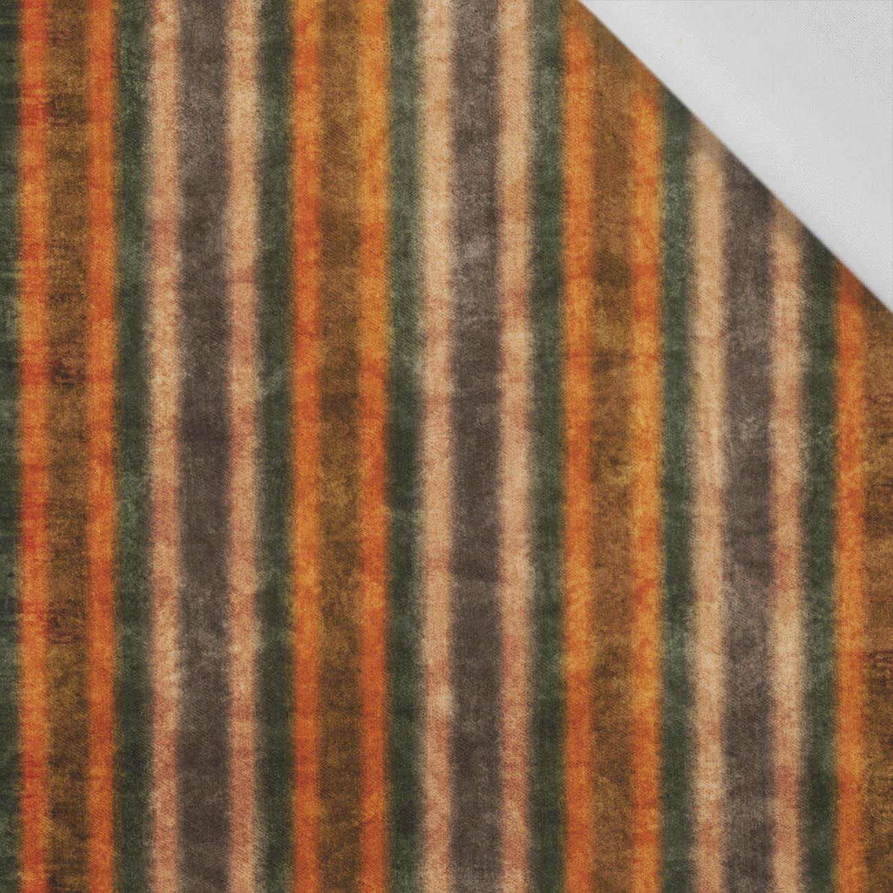 AUTUMN STRIPES  / colorful (AUTUMN COLORS) - Cotton woven fabric