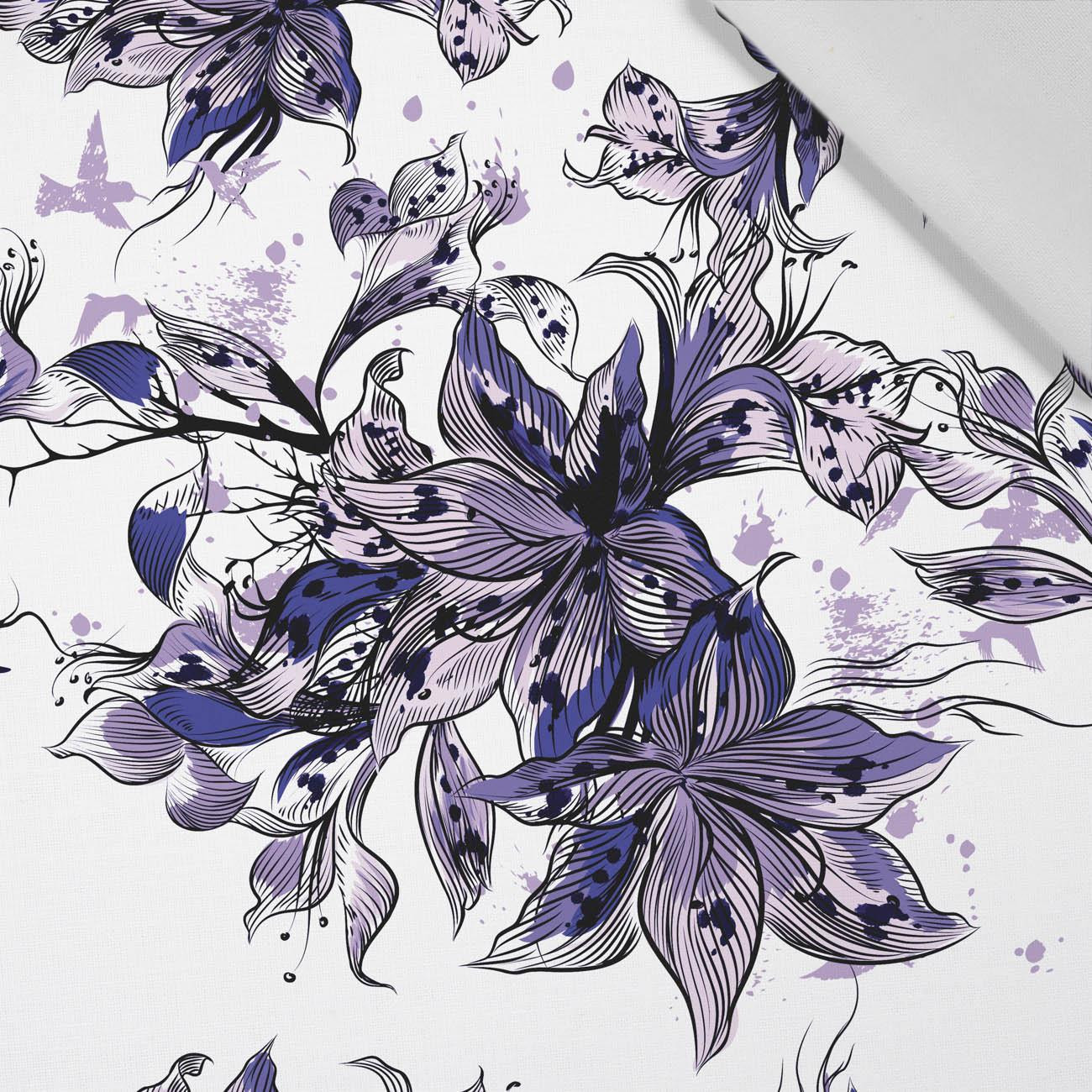 VANILLA BLOSSOM (Very Peri) - Cotton woven fabric