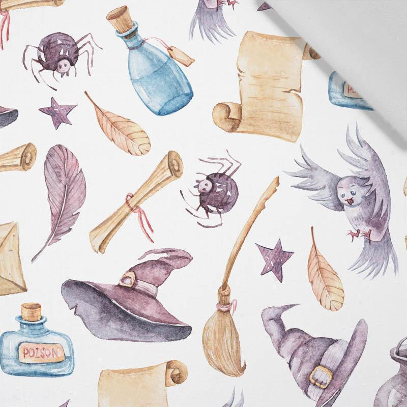 MAGIC WORLD pat. 3 (MAGIC SCHOOL) - Cotton woven fabric