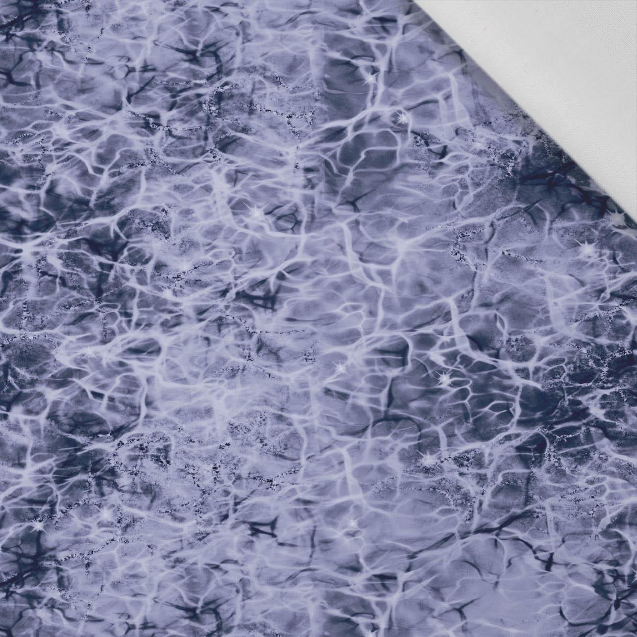 OCEAN pat. 2 (Very Peri) - Cotton woven fabric