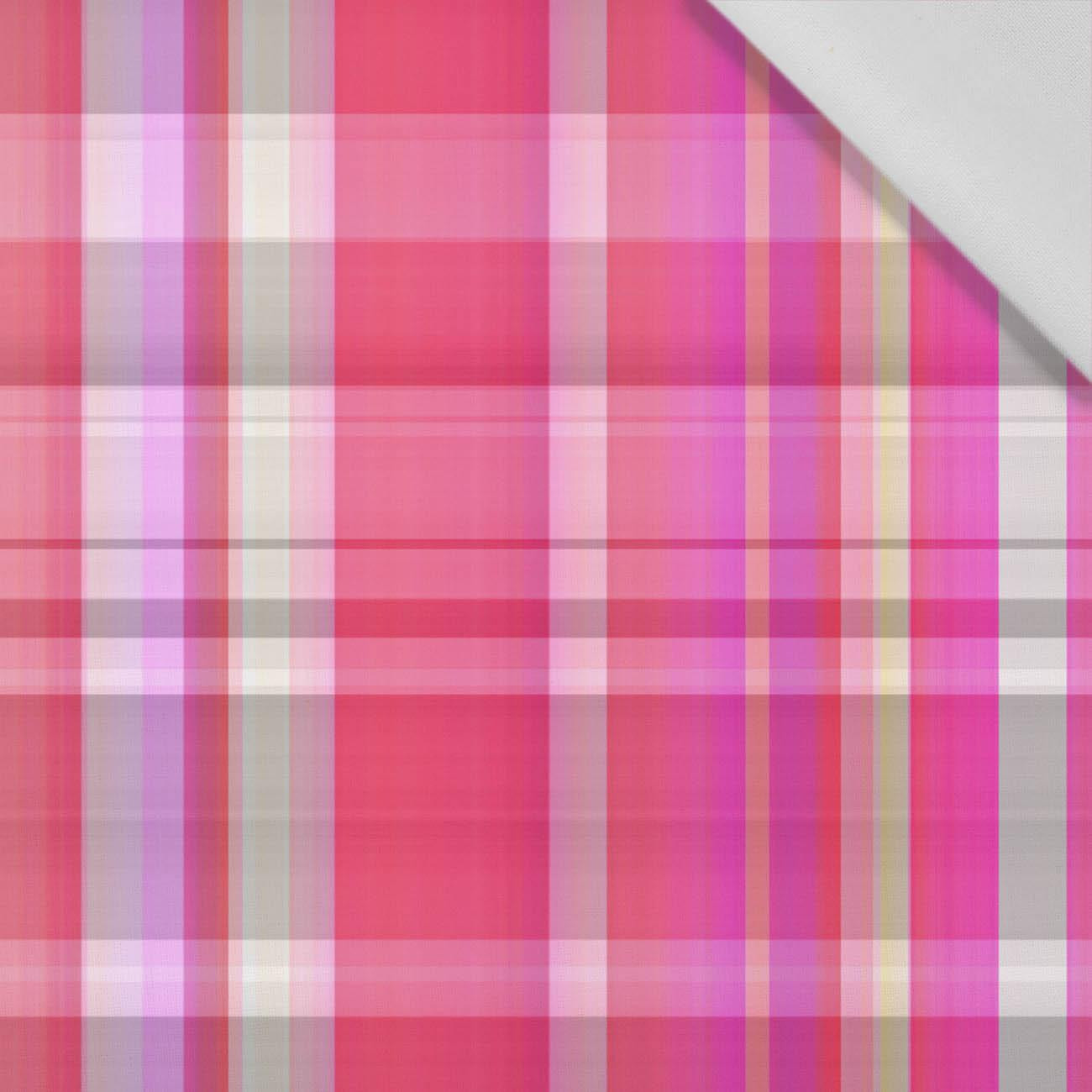 PINK CHECK PAT. 3 - Cotton woven fabric