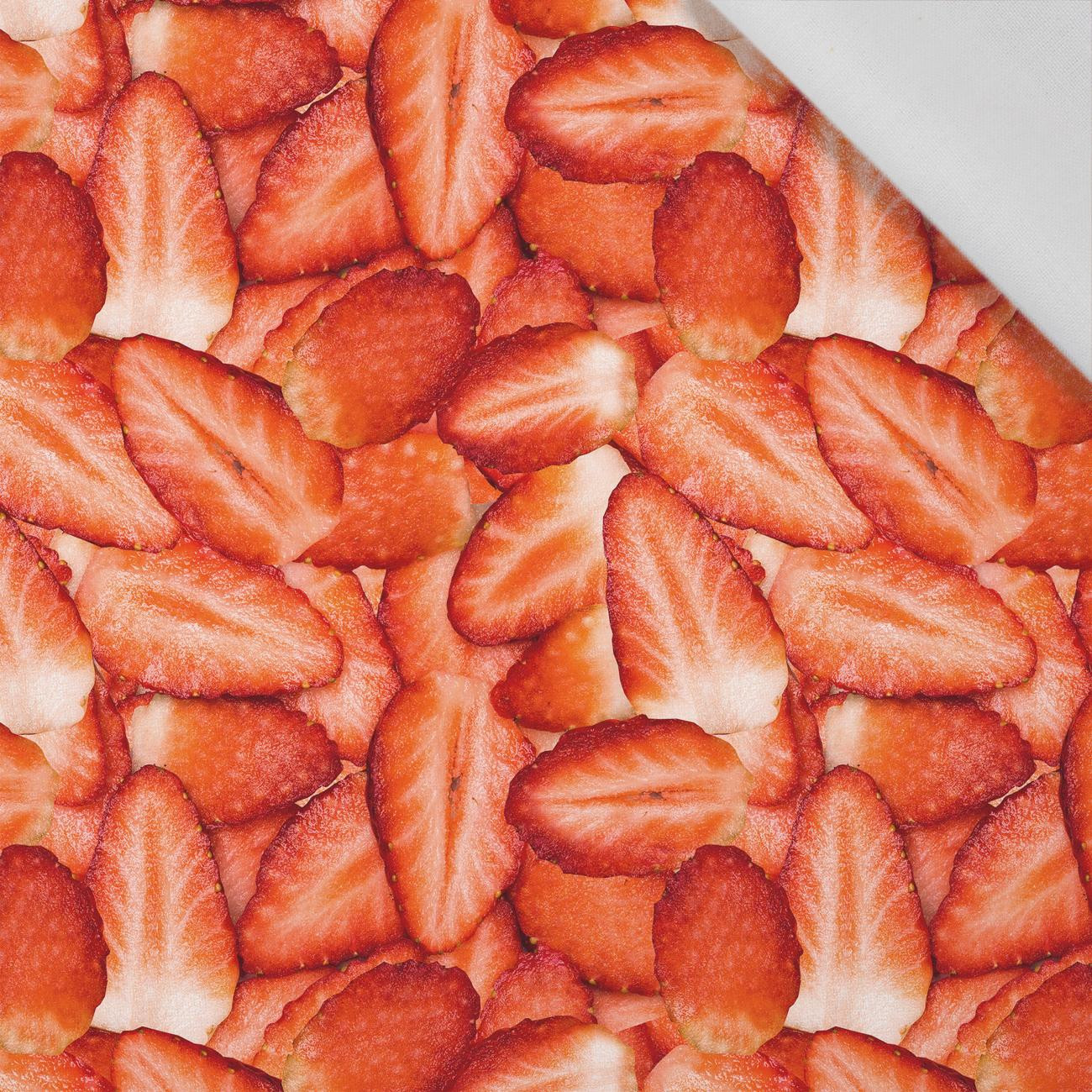 STRAWBERRIES - Cotton woven fabric