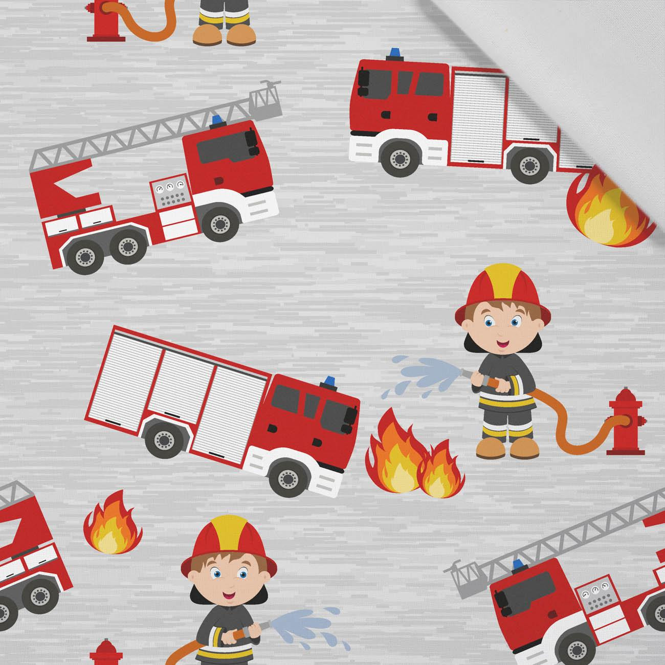 FIRE BRIGADE / fire - Cotton woven fabric