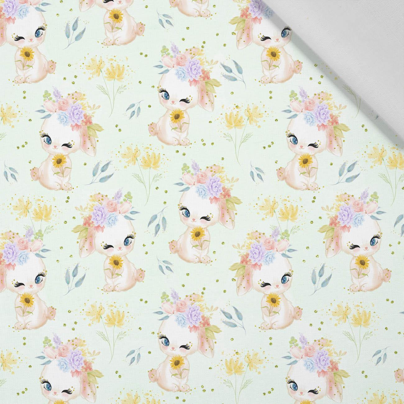 BUNNIES PAT. 1 (CUTE BUNNIES) - Cotton woven fabric