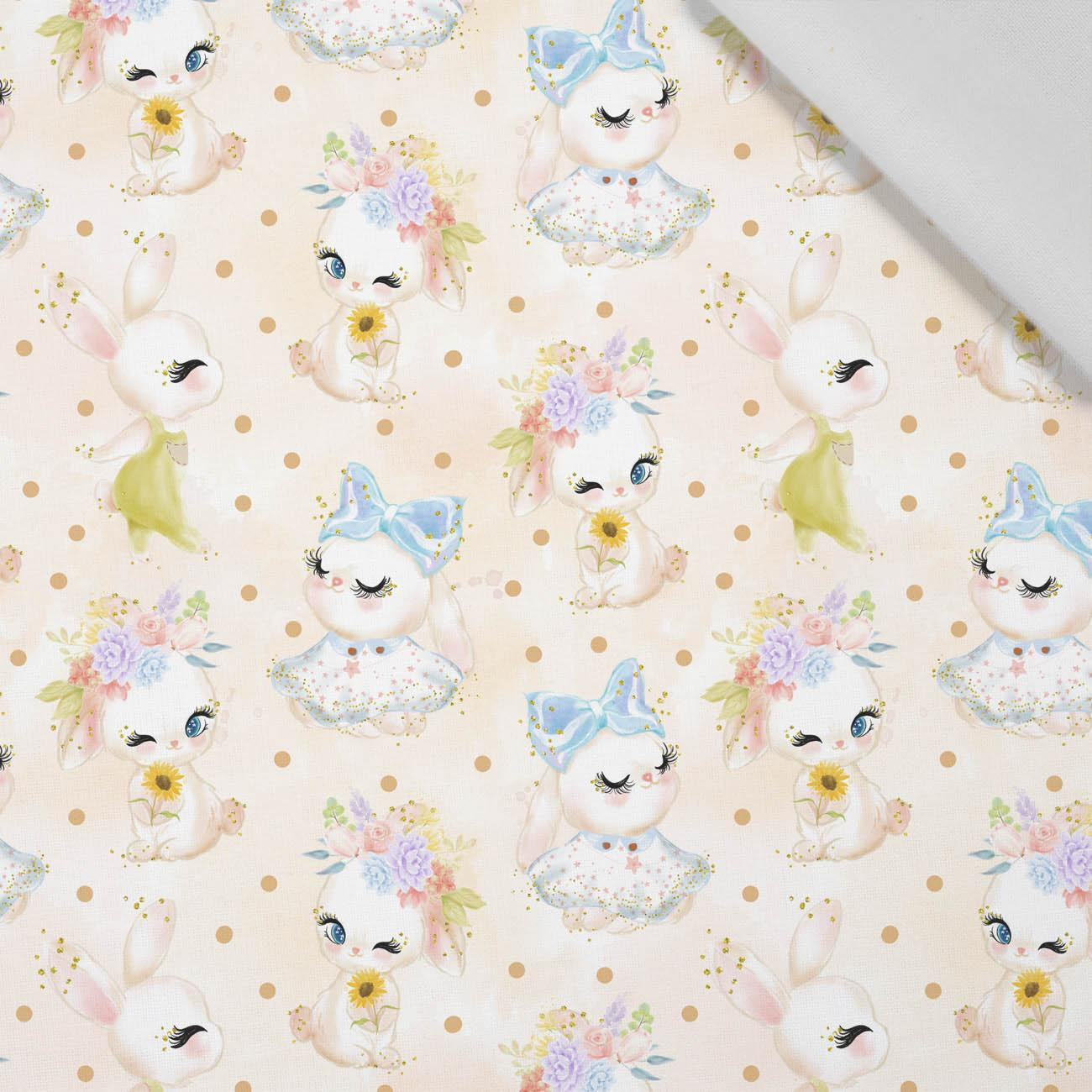 BUNNIES PAT. 2 (CUTE BUNNIES) - Cotton woven fabric