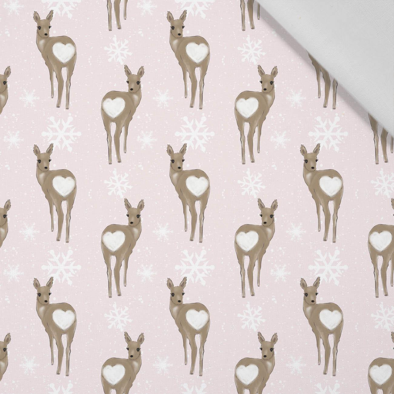 WINTER ROE DEER PAT. 2 (WINTER) - Cotton woven fabric