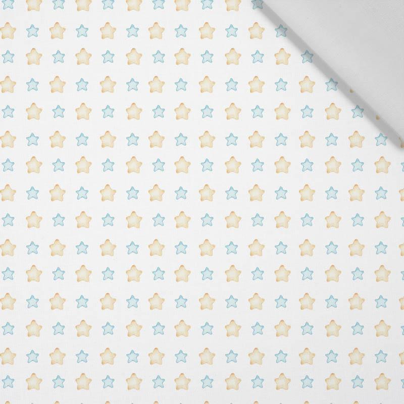PASTEL STARS (CHILDREN'S TOYS) - Cotton woven fabric