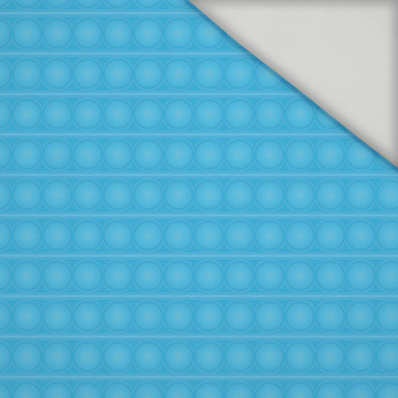 BUBBLED / turquoise - quick-drying woven fabric