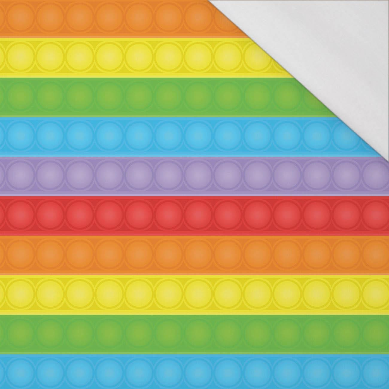 BUBBLED / colorful - single jersey with elastane 