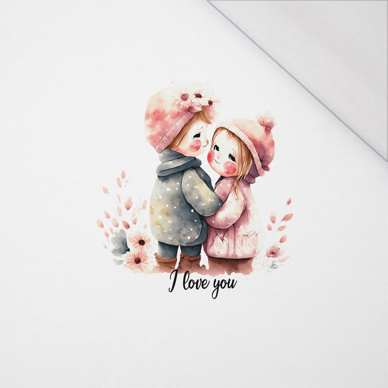 CUTE COUPLE - PANEL (60cm x 50cm) SINGLE JERSEY