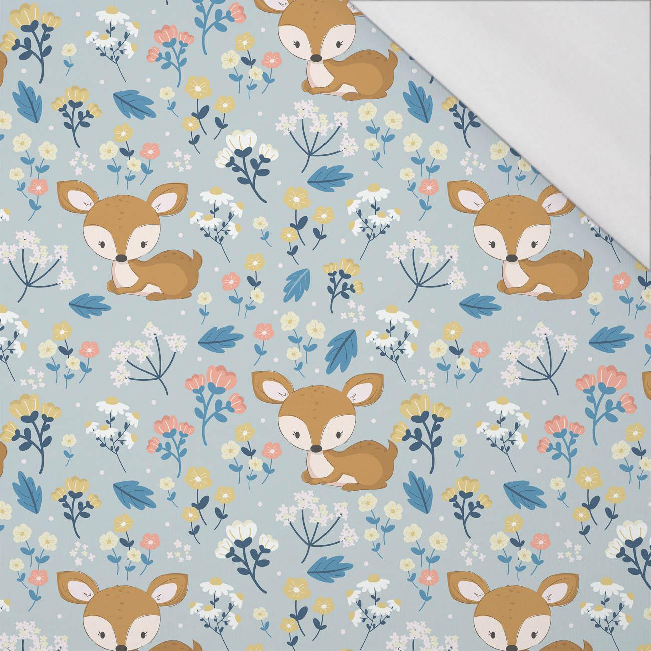 DEERS ON A MEADOW pat. 2 - single jersey with elastane 
