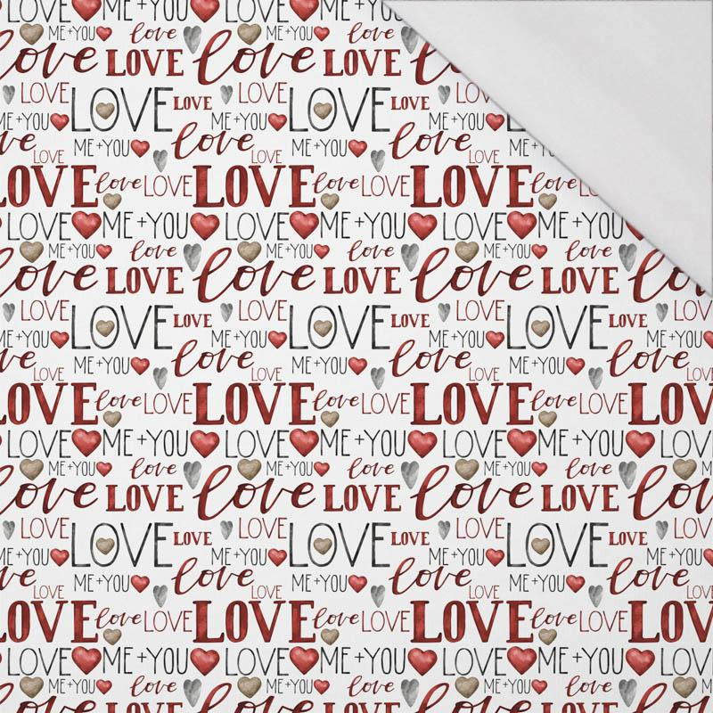 ME + YOU LOVE (CHECK AND ROSES) - single jersey with elastane 