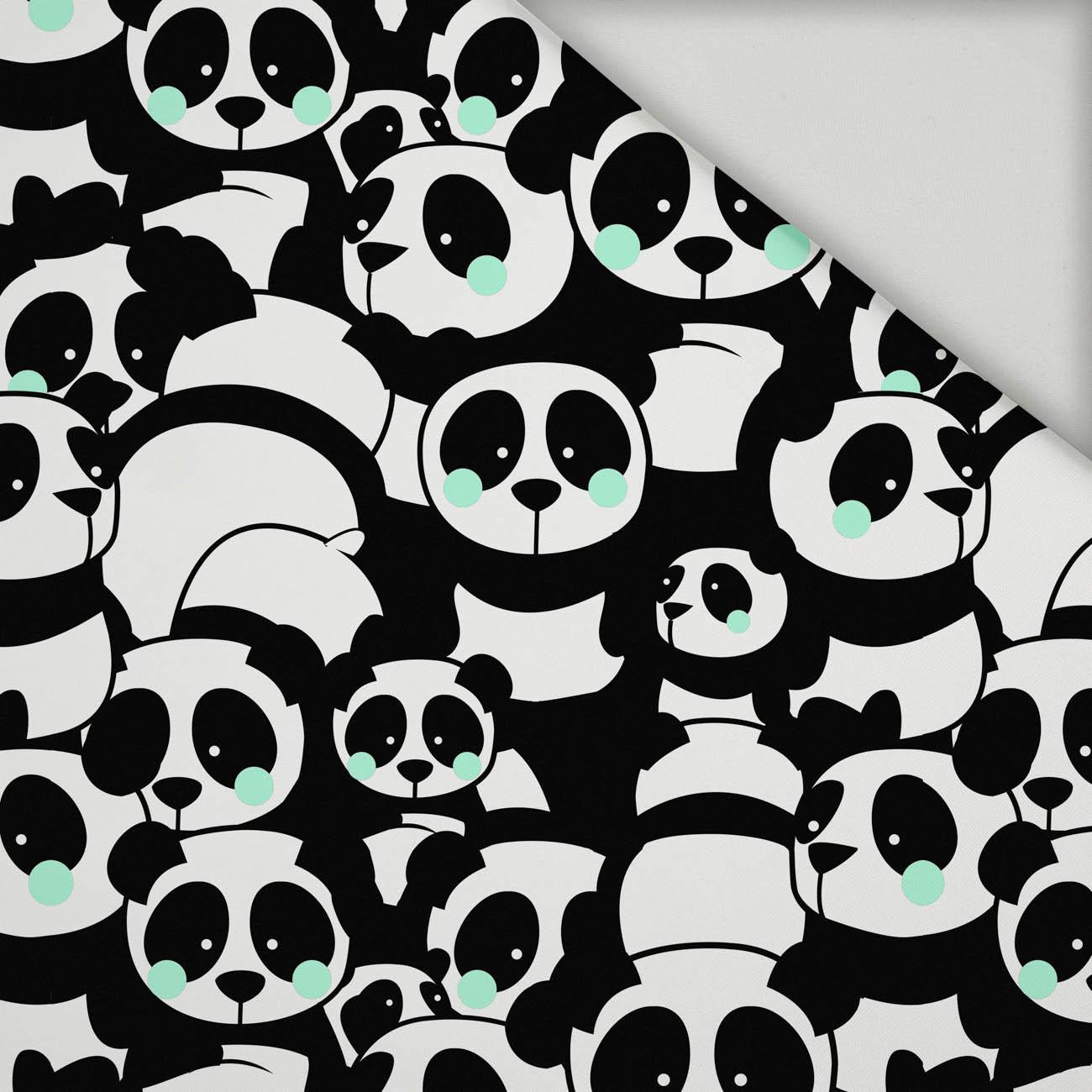 PANDAS / mint  - quick-drying woven fabric