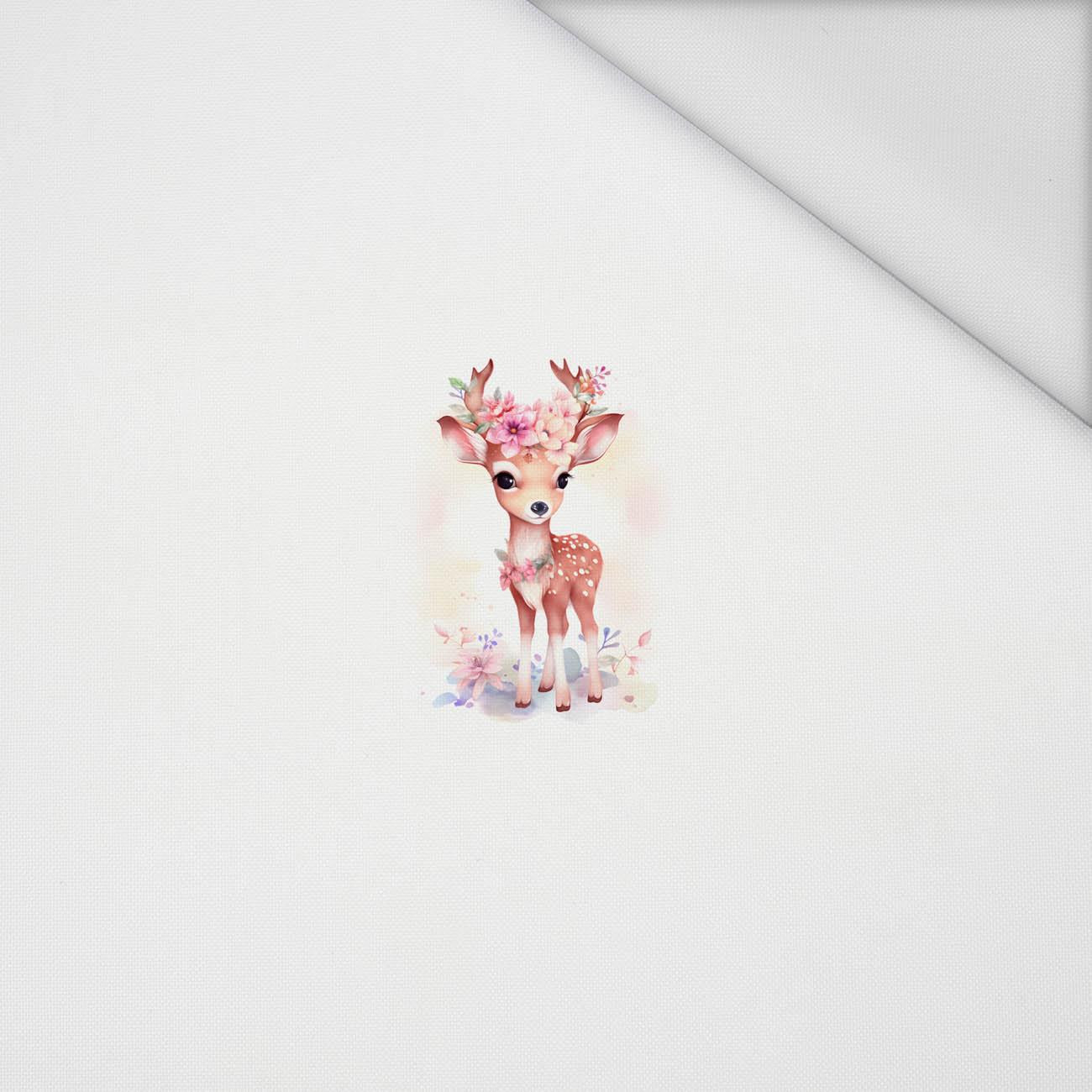BABY DEER - panel (60cm x 50cm) Waterproof woven fabric