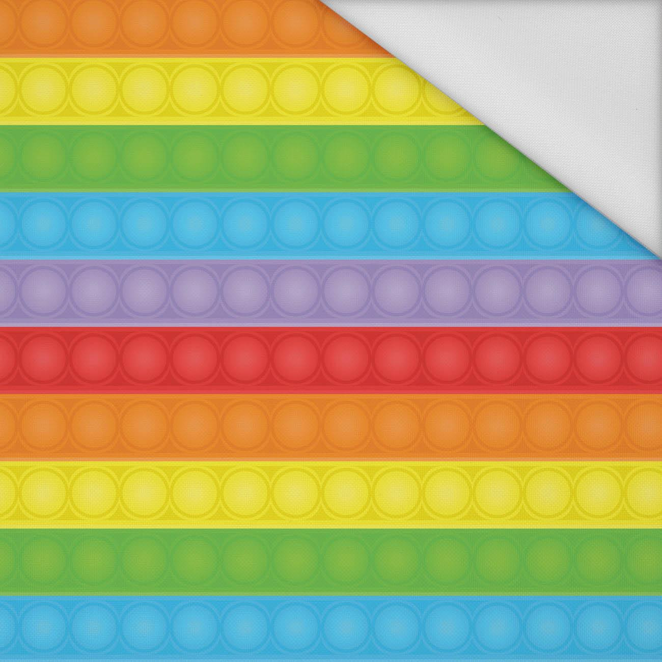 BUBBLED / colorful - Waterproof woven fabric