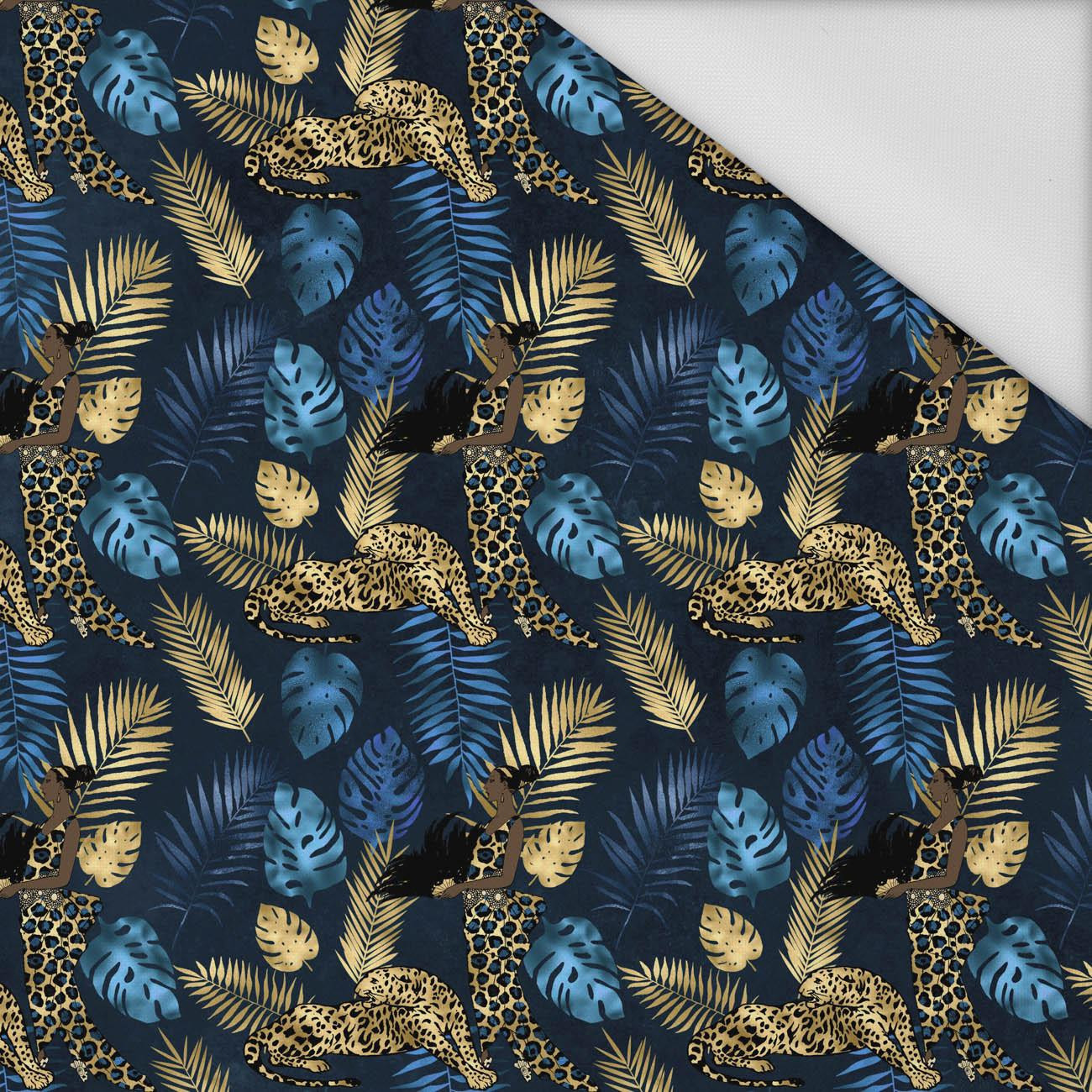 GOLD LEOPARD - Waterproof woven fabric