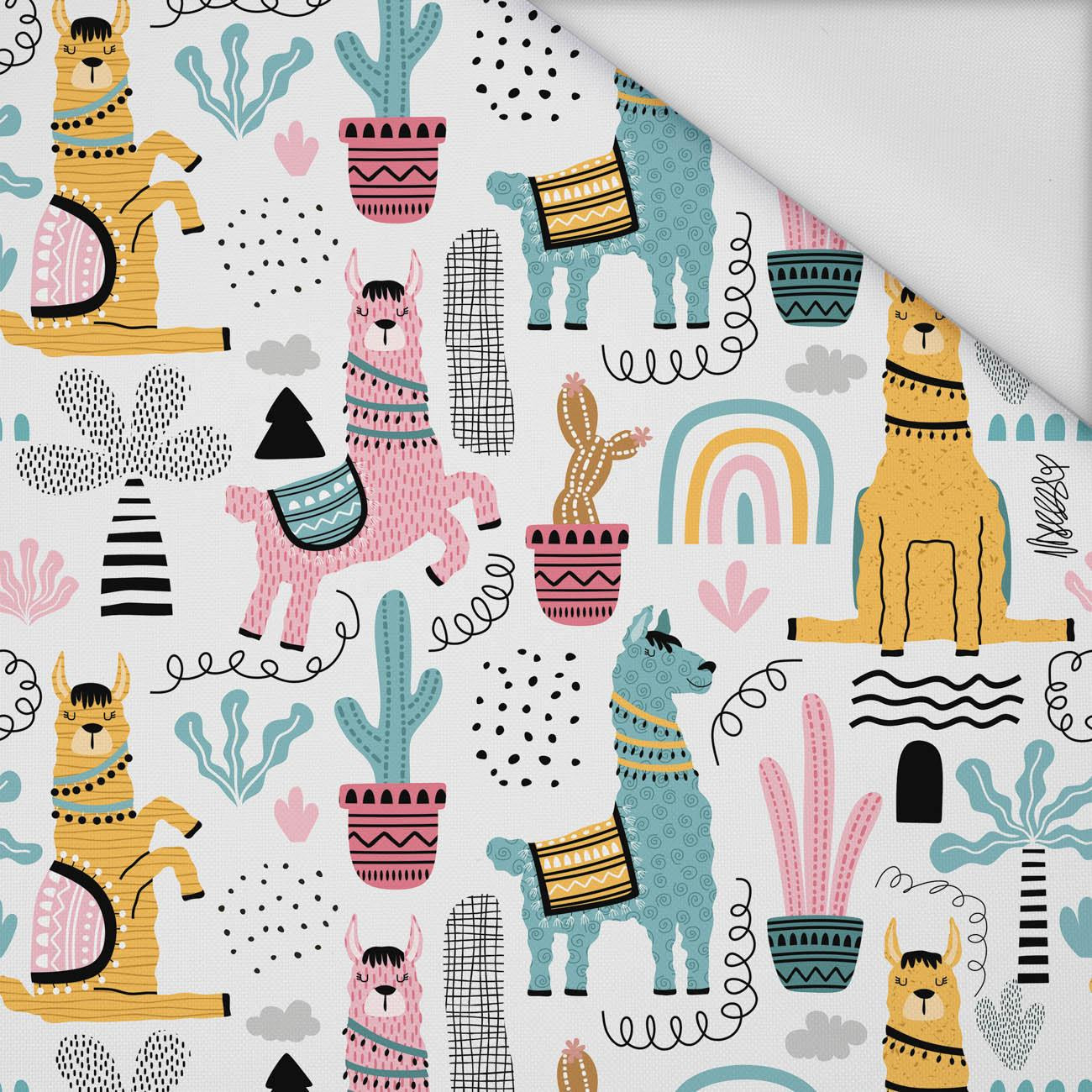 PAINTED LAMAS - Waterproof woven fabric