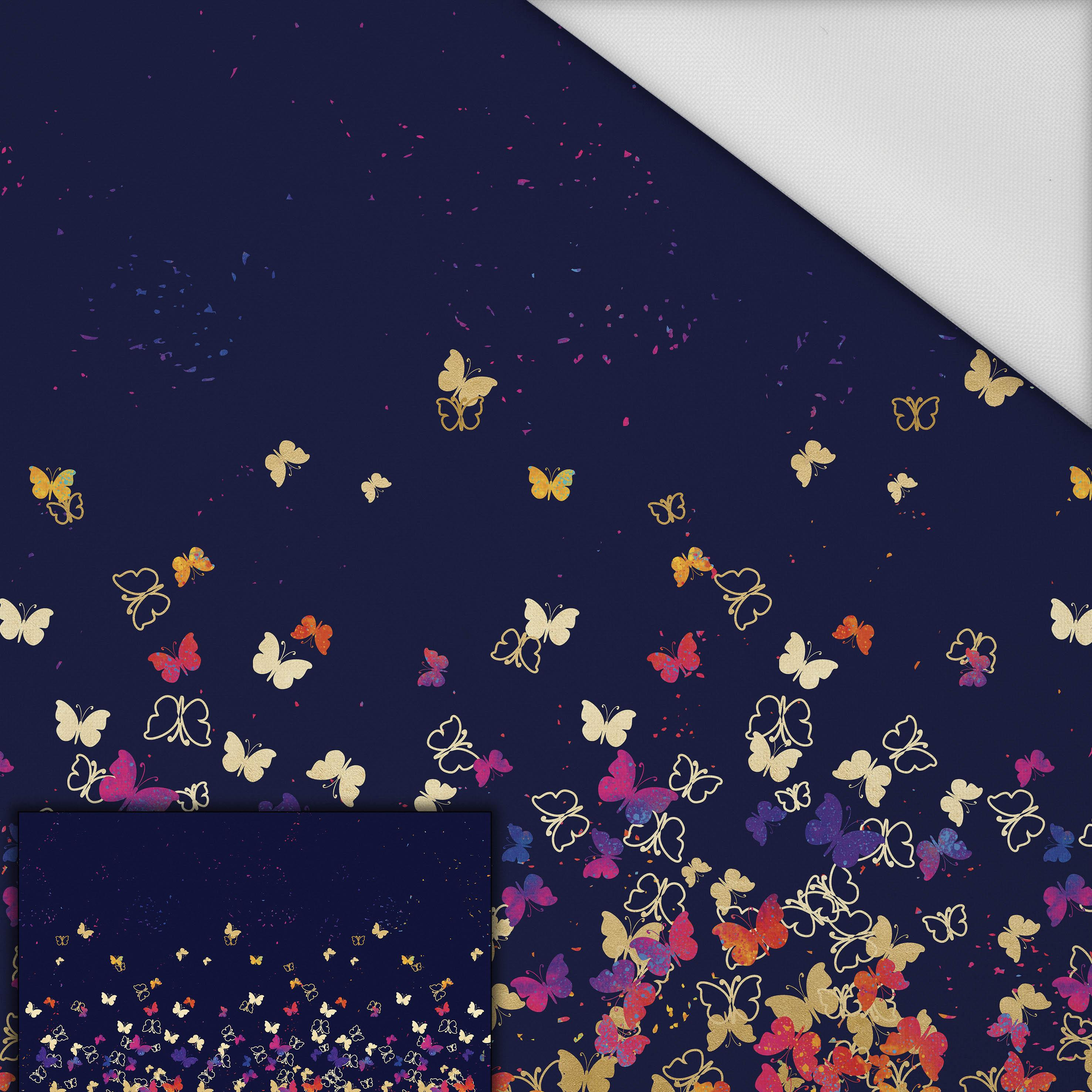 BUTTERFLIES / colorful - panel (120cm x 150cm) Waterproof woven fabric