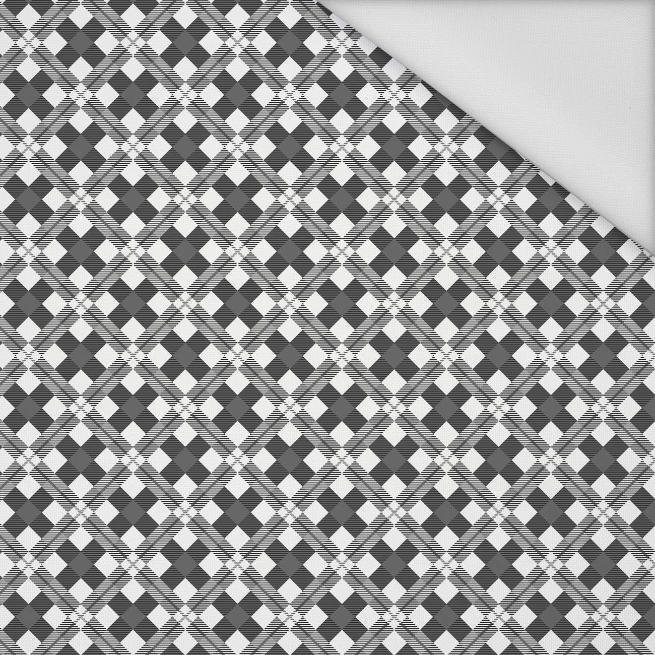 GREY CHECK  - Waterproof woven fabric