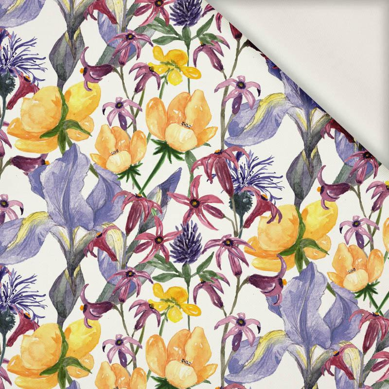 IRISES (IN THE MEADOW) - viscose woven fabric