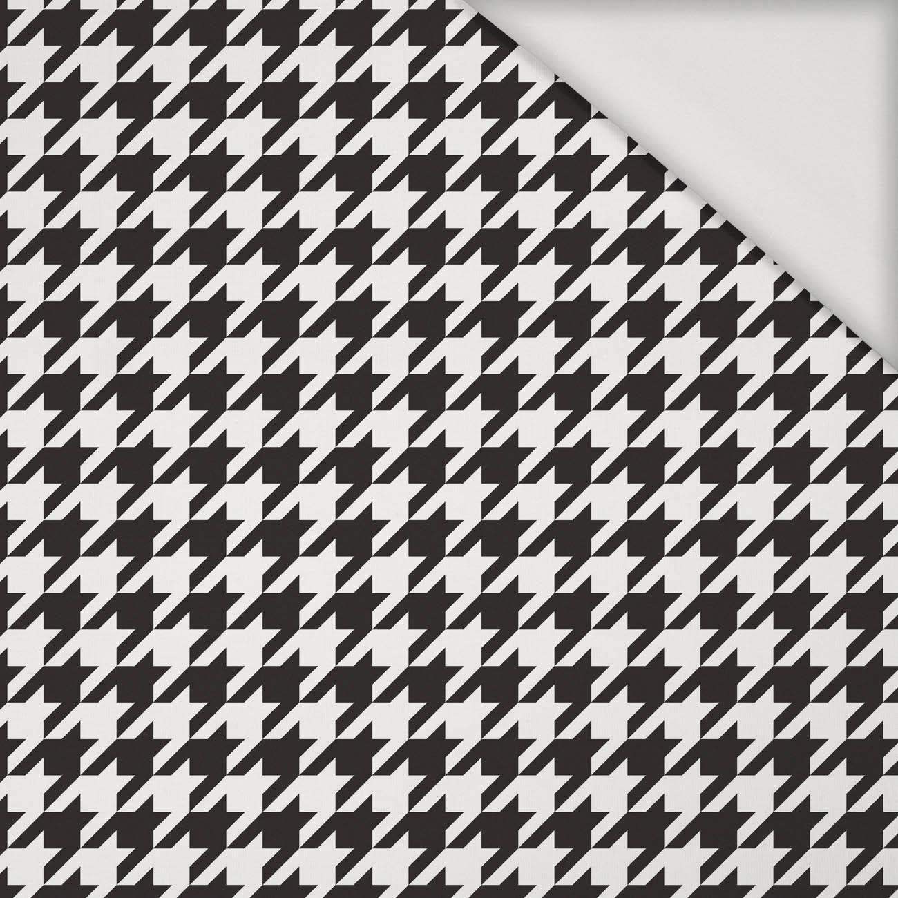 BLACK HOUNDSTOOTH / WHITE - Viscose jersey