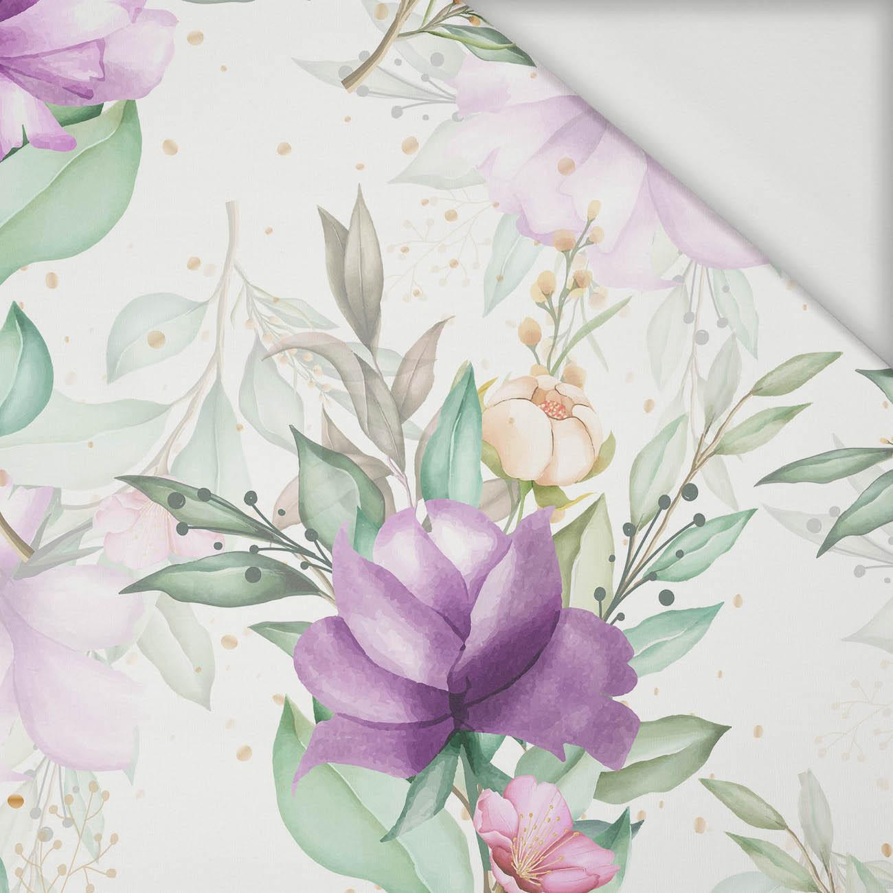 PURPLE MAGNOLIAS - Viscose jersey